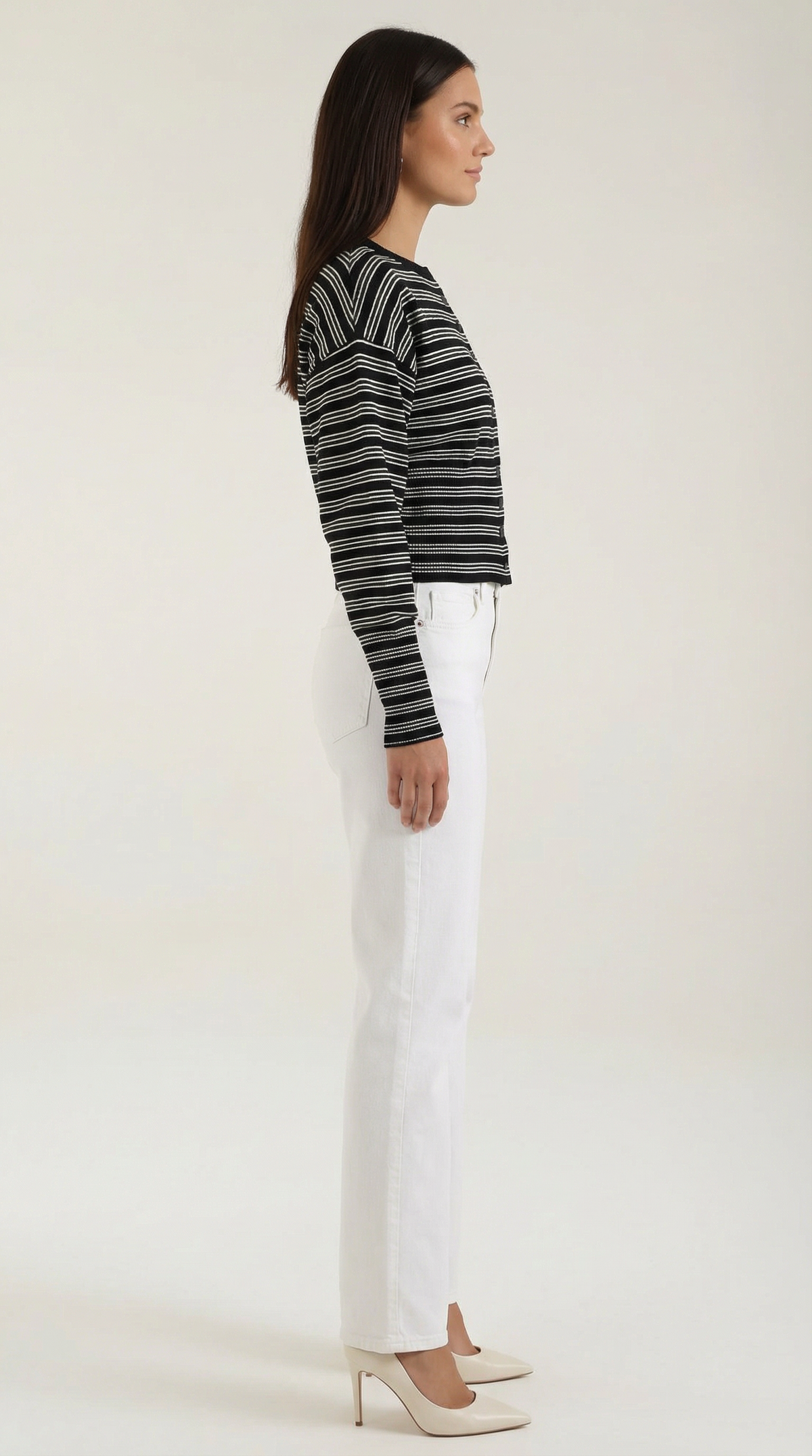 Rayado Cardigan Ida