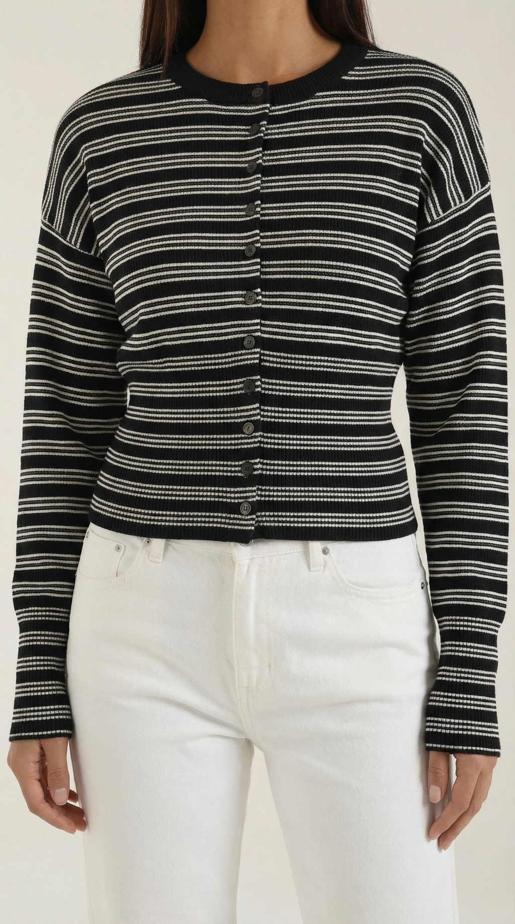 Rayado Cardigan Ida
