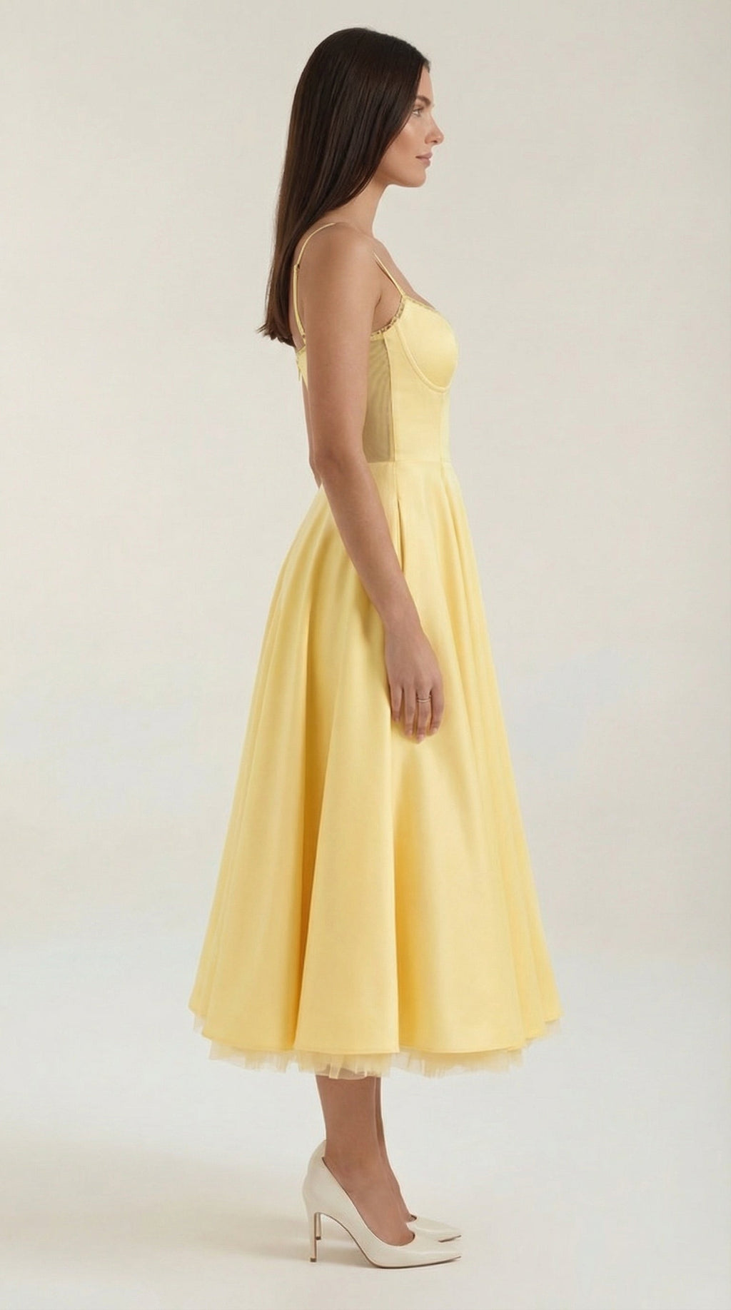 Isolde Tul Midi Dress