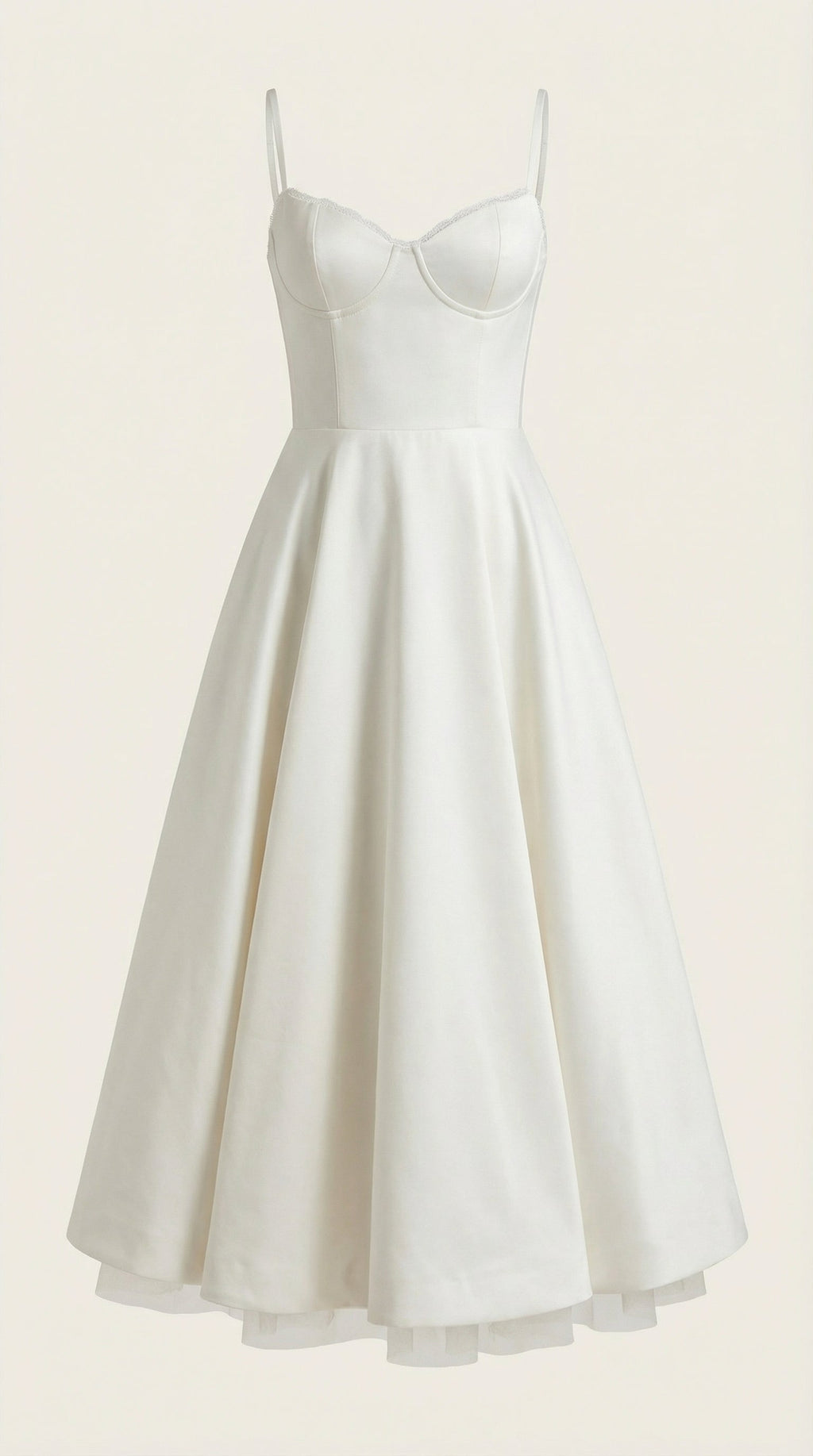Vestido midi Isolde de tul