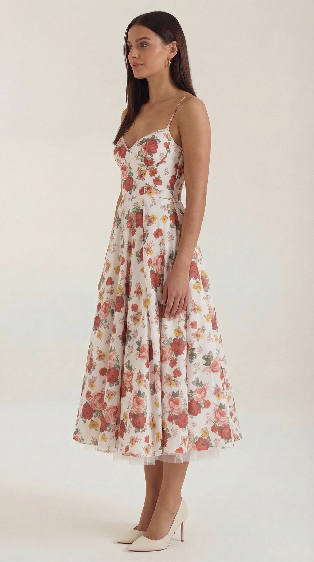 Isolde Tul Midi Dress