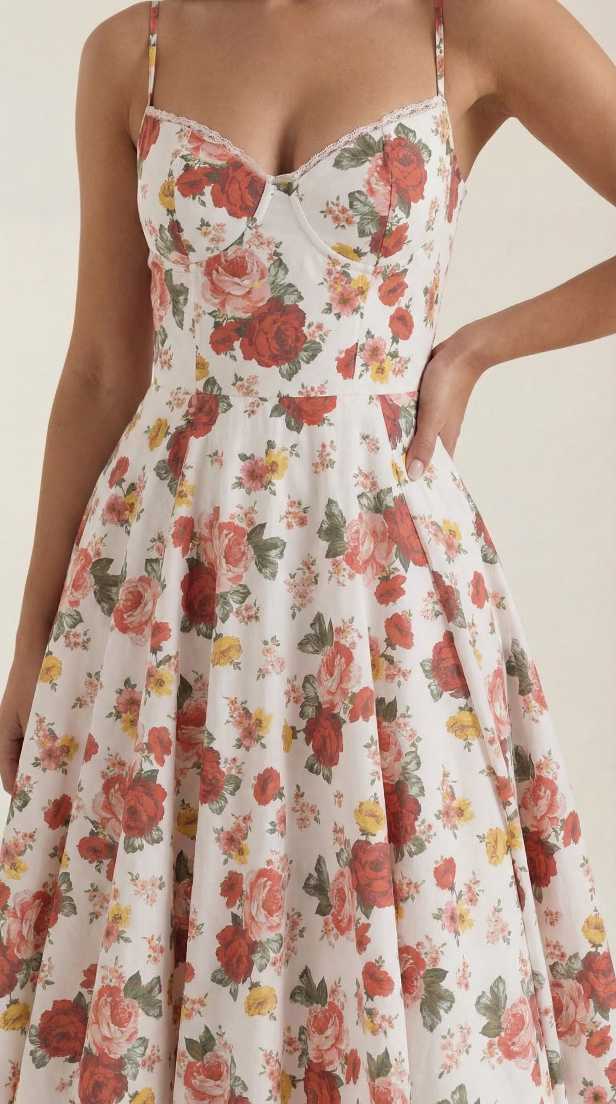 Vestido midi Isolde de tul