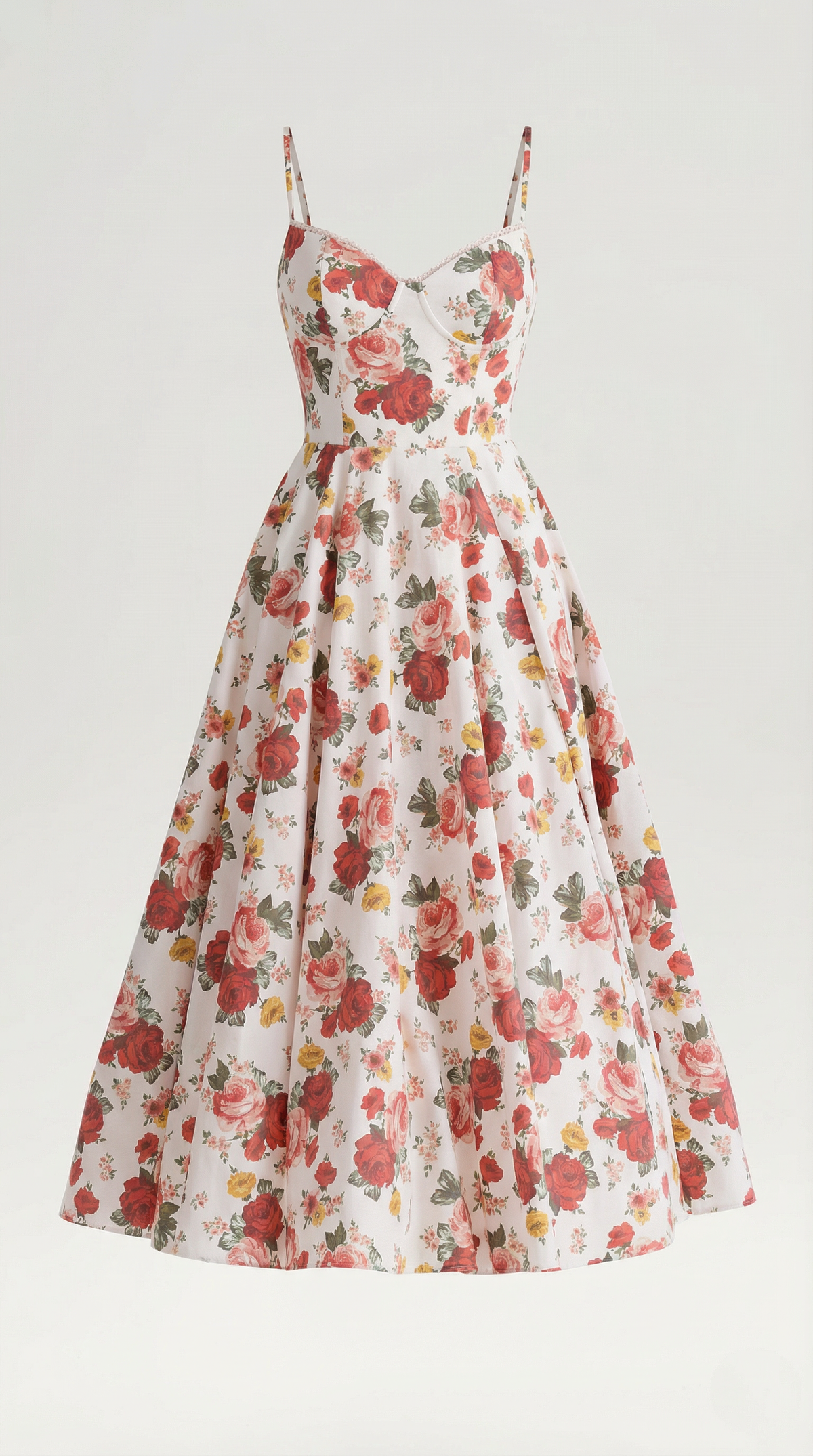 Vestido midi Isolde de tul