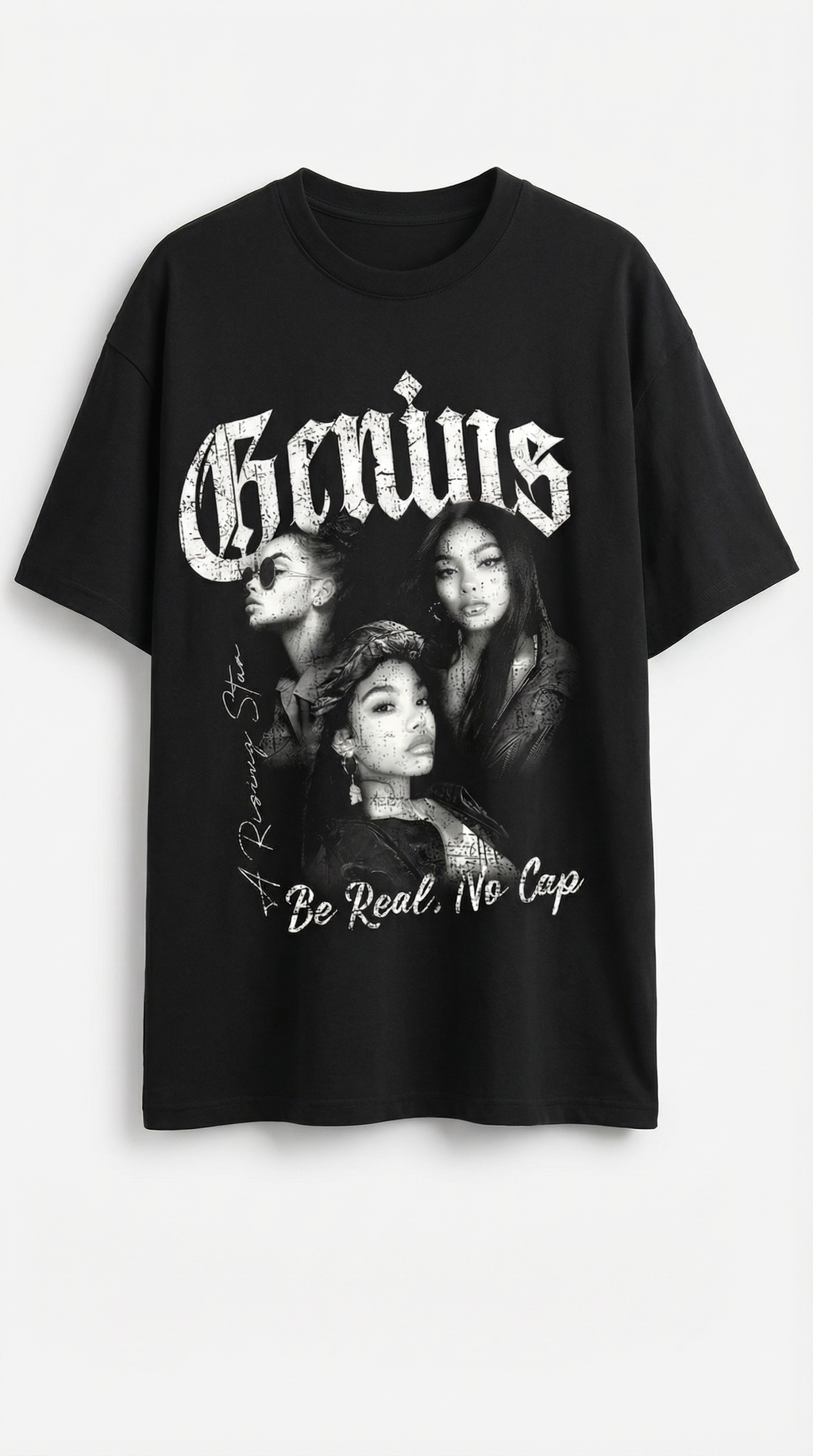 Camiseta Oversize Jessamine con Diseño Gráfico