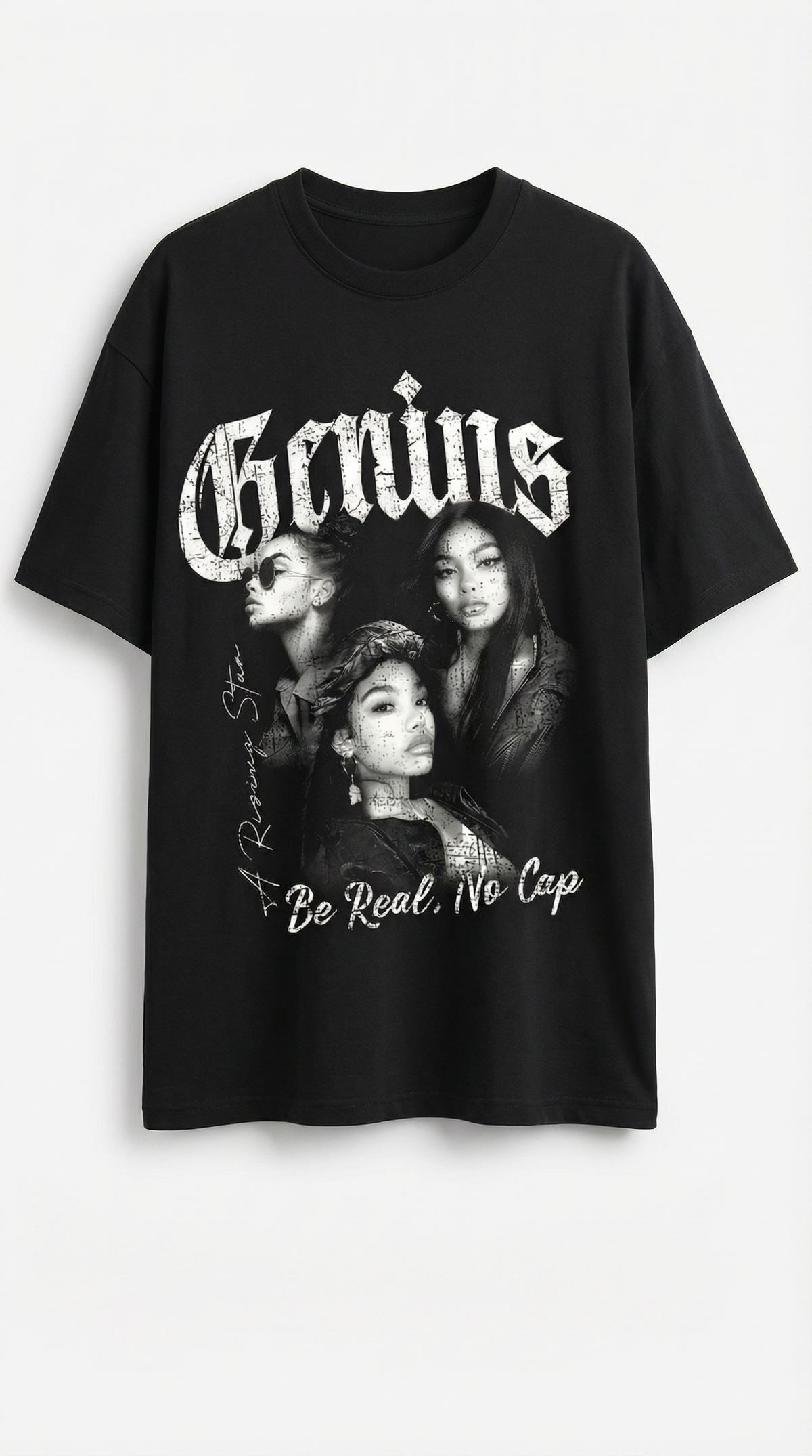 Camiseta Oversize Jessamine con Diseño Gráfico