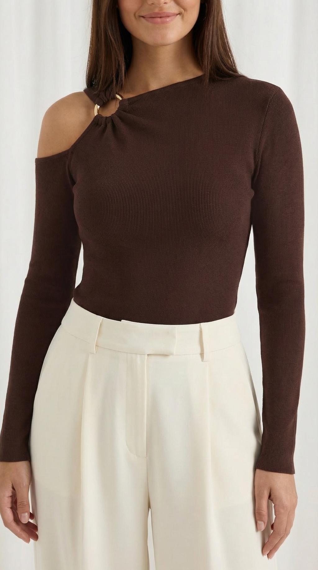 Joann One-Shoulder Top