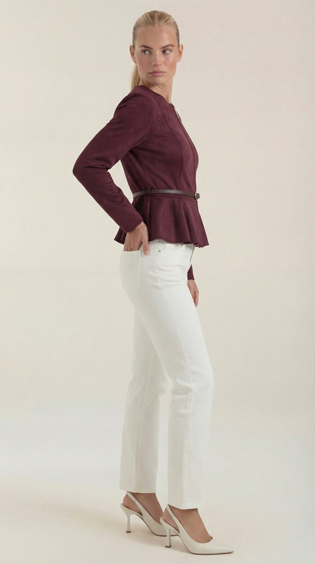 Chaqueta Josie con Detalle Peplum