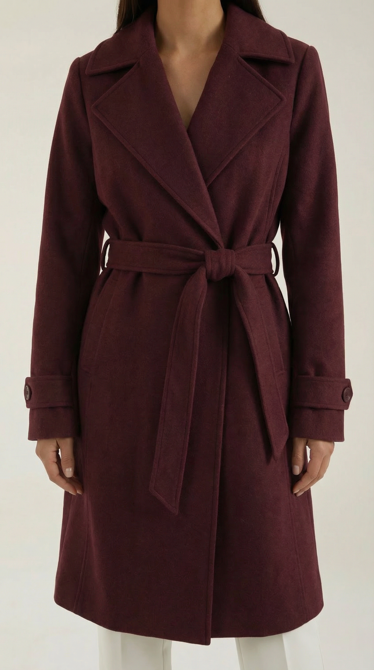 Wool Trench Coat Joyce with Belt