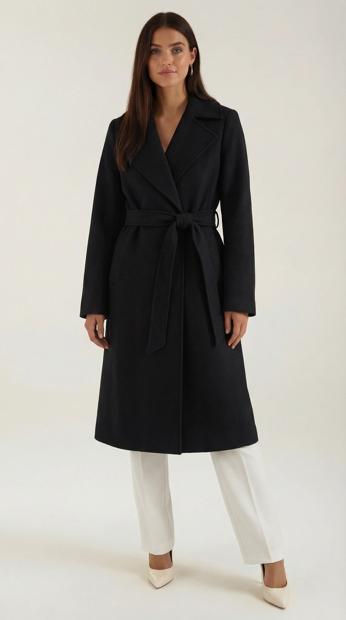 Wool Trench Coat Joyce with Belt