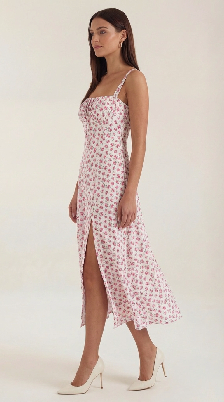 Vestido Midi Julia - Alta Calidad