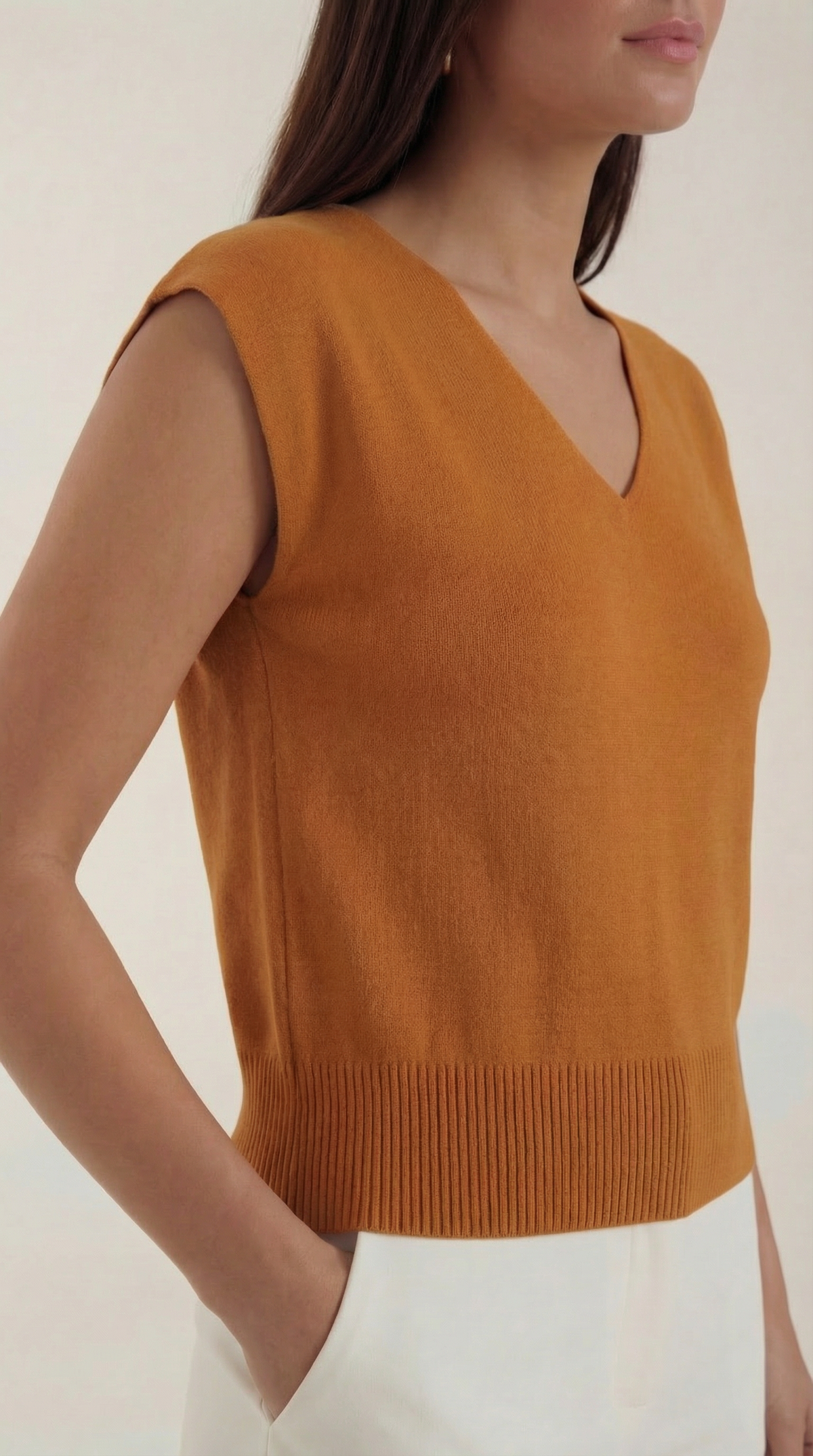 Blusa Kim con escote en V