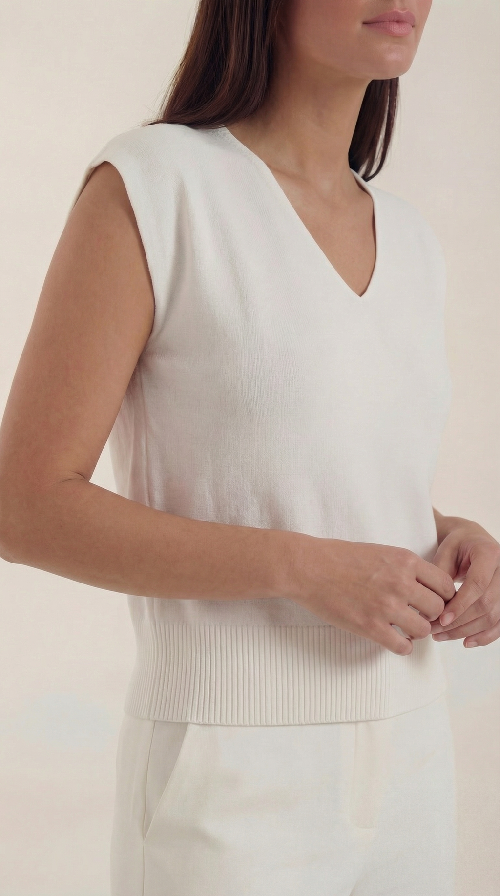 Blusa Kim con escote en V