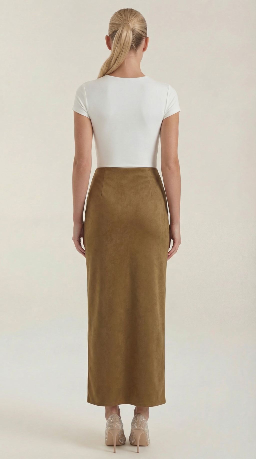 Falda midi de Kristin Wickel