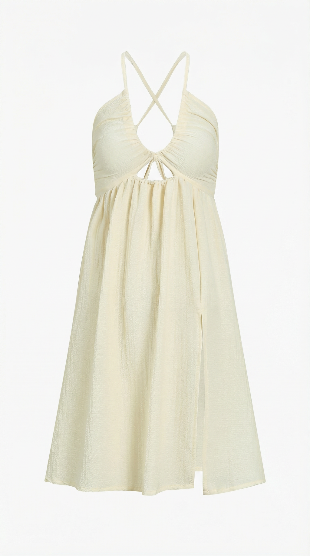 Vestido midi Linda con aberturas