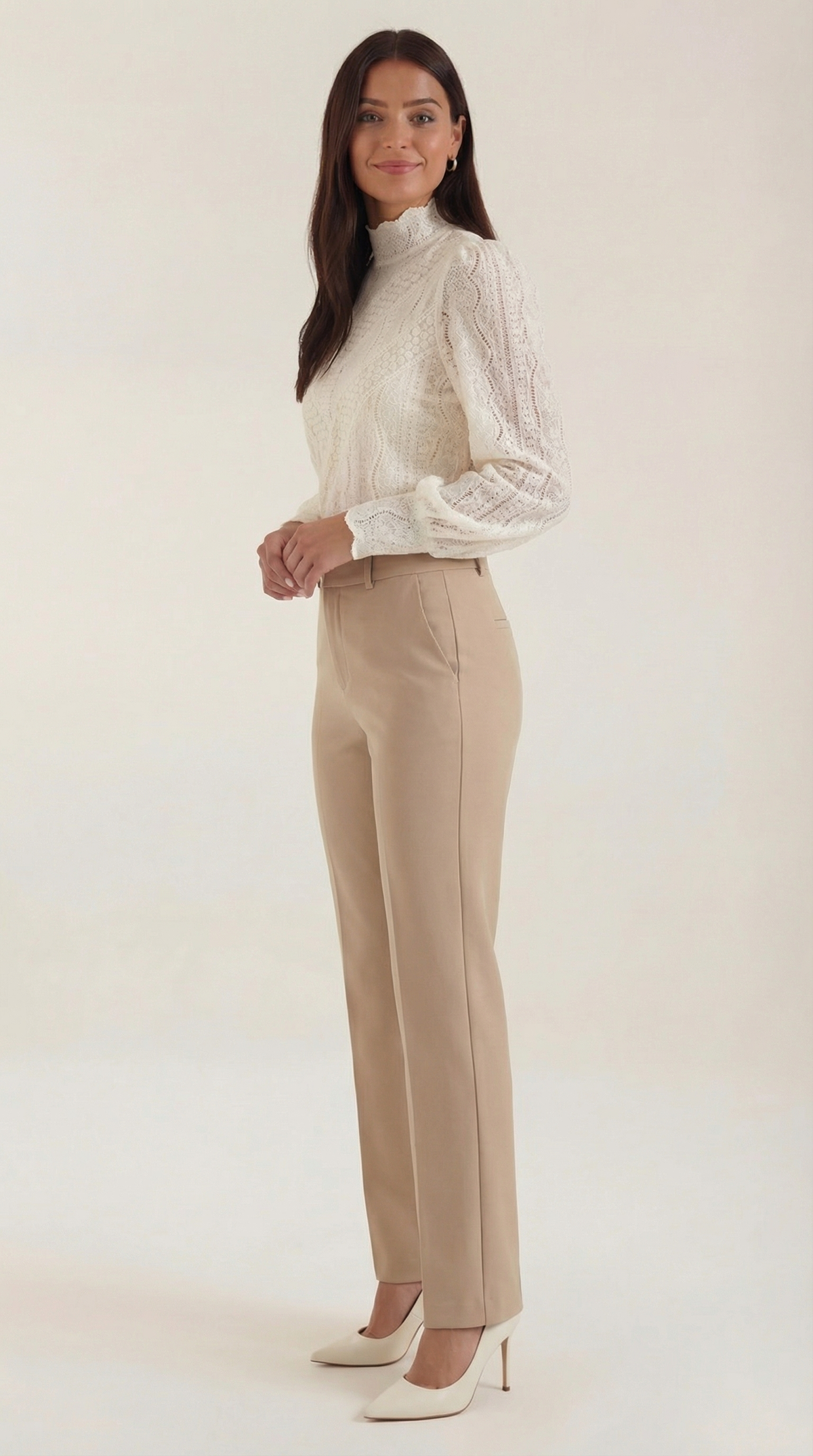 Blusa Estructurada de Manga Larga Loretta