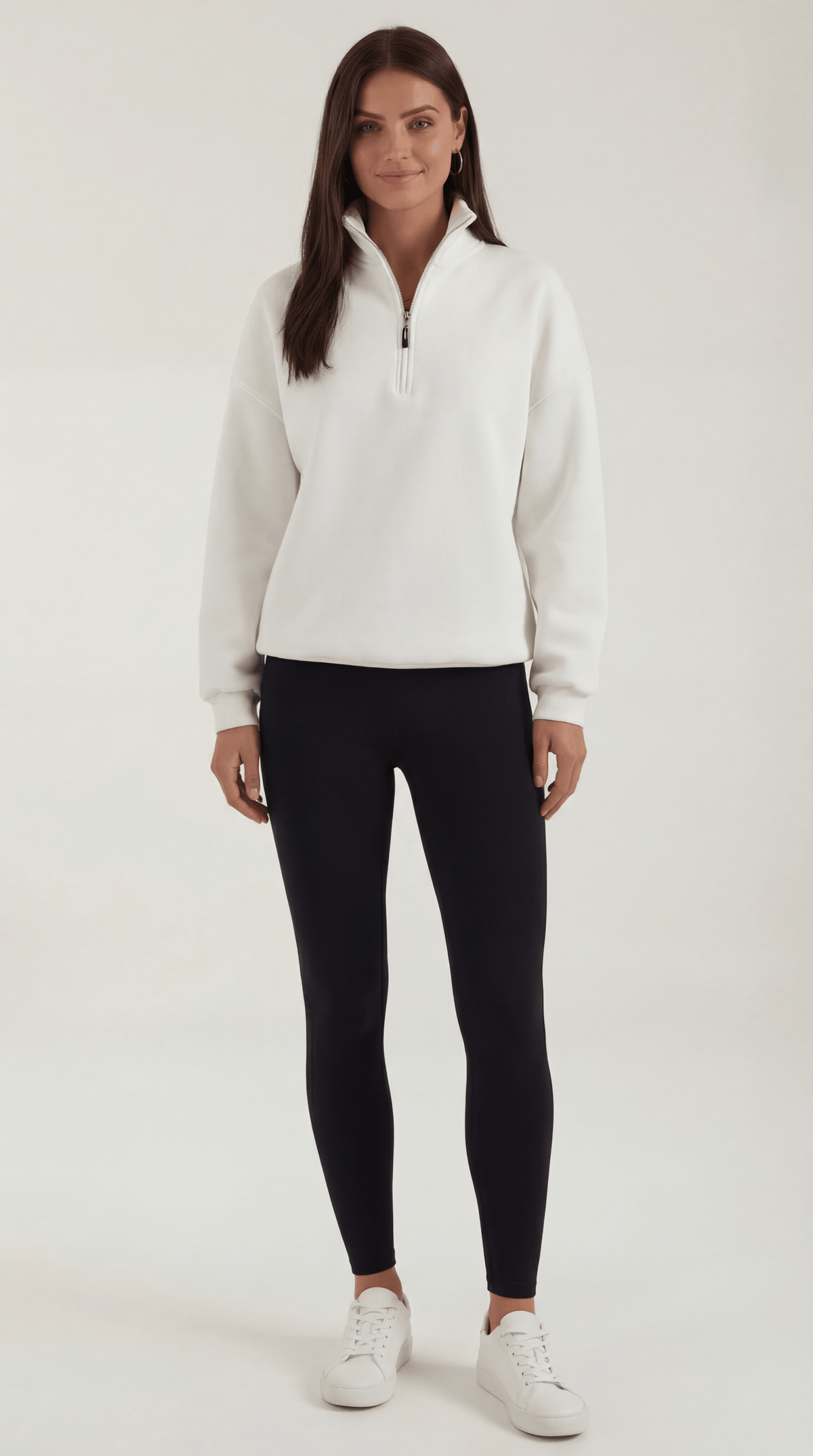 Jersey Lori Oversized con cremallera hasta el cuello