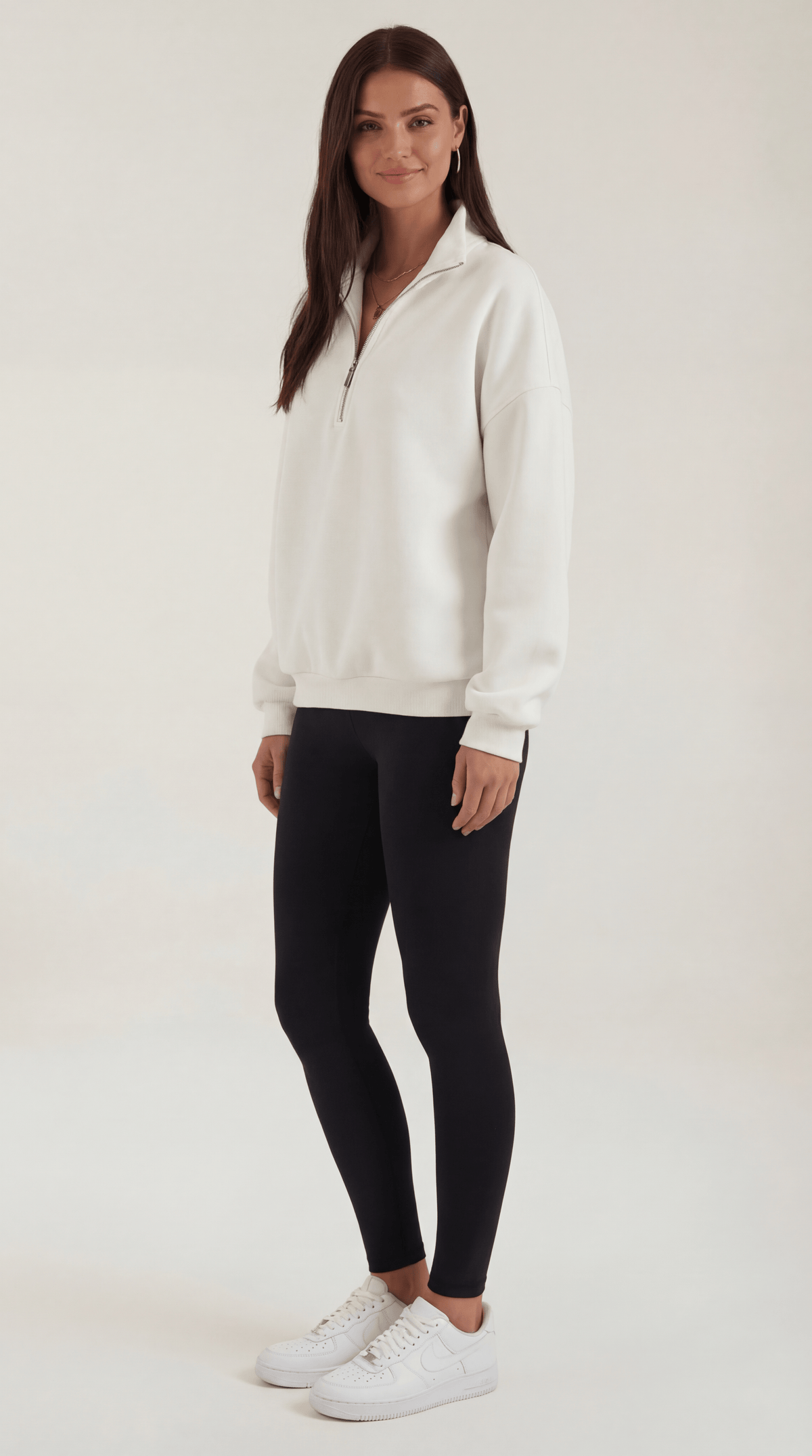 Jersey Lori Oversized con cremallera hasta el cuello