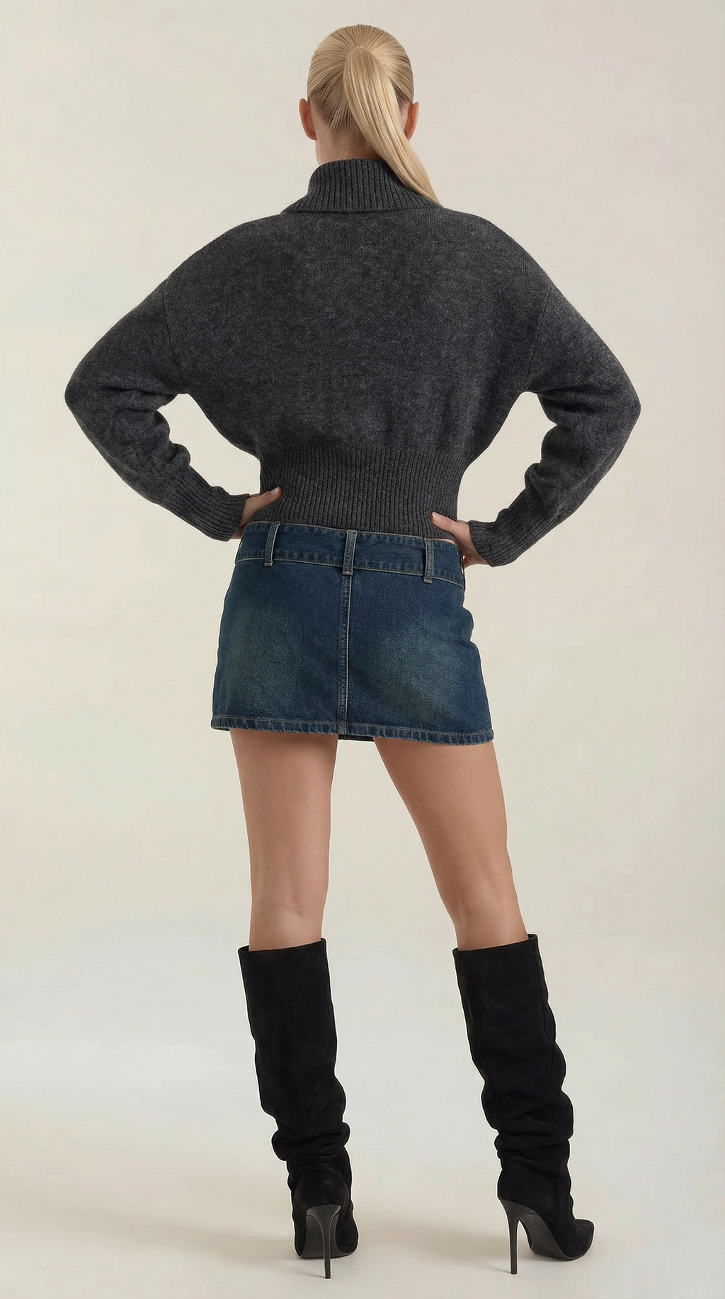 Lynda Suéter de Punto Envolvente