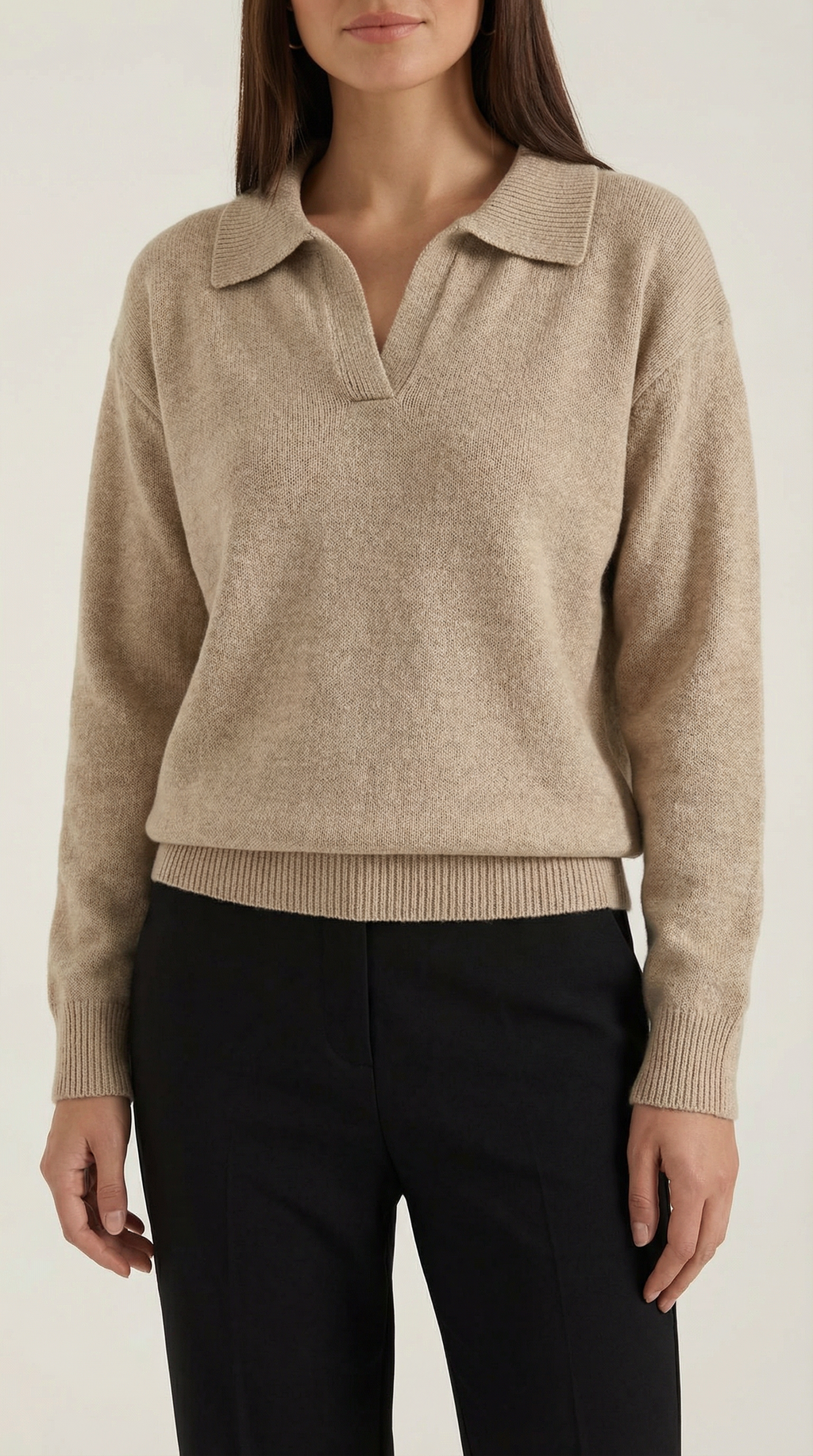 Polo Casual 'Margaret' con Escote en V