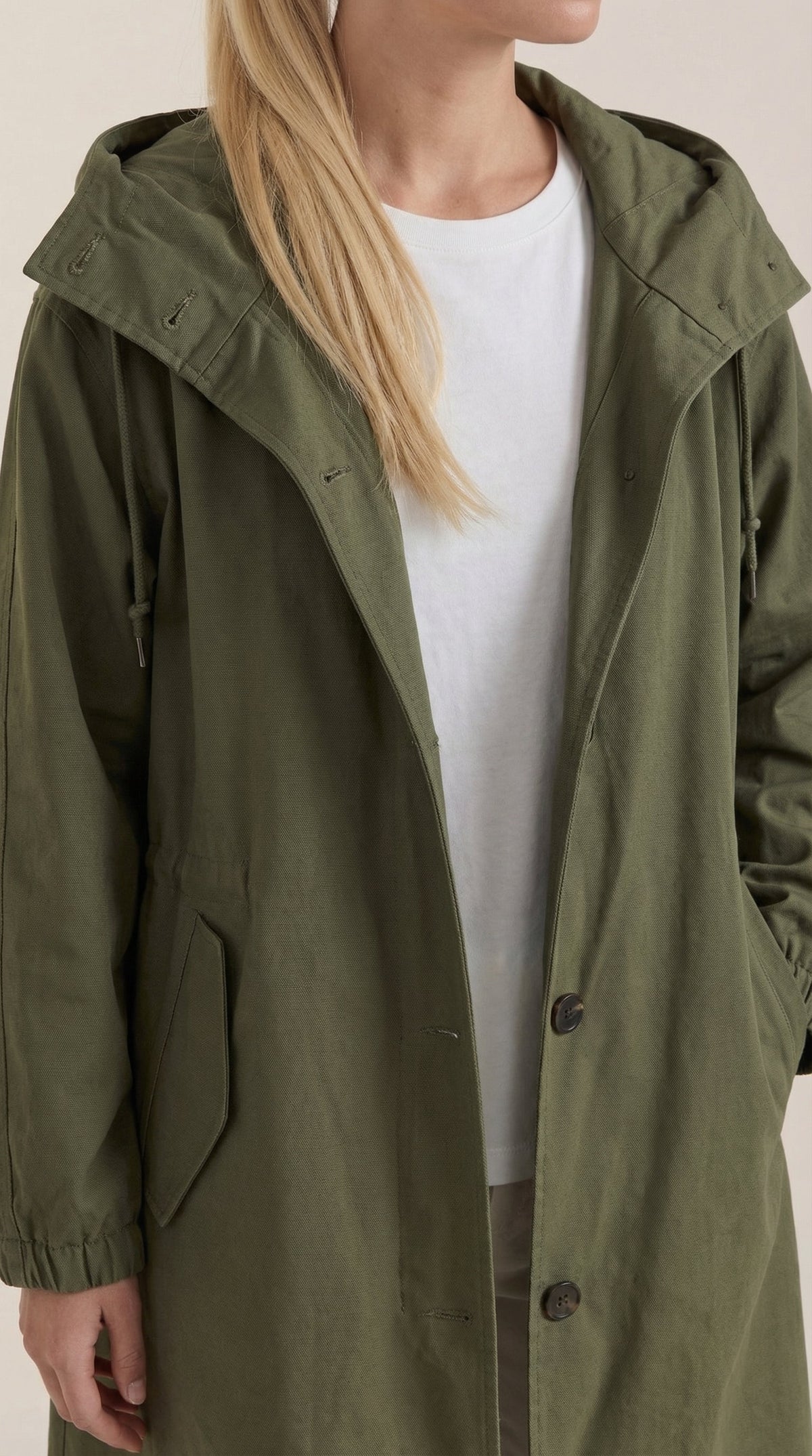 Chaqueta impermeable Margie con capucha
