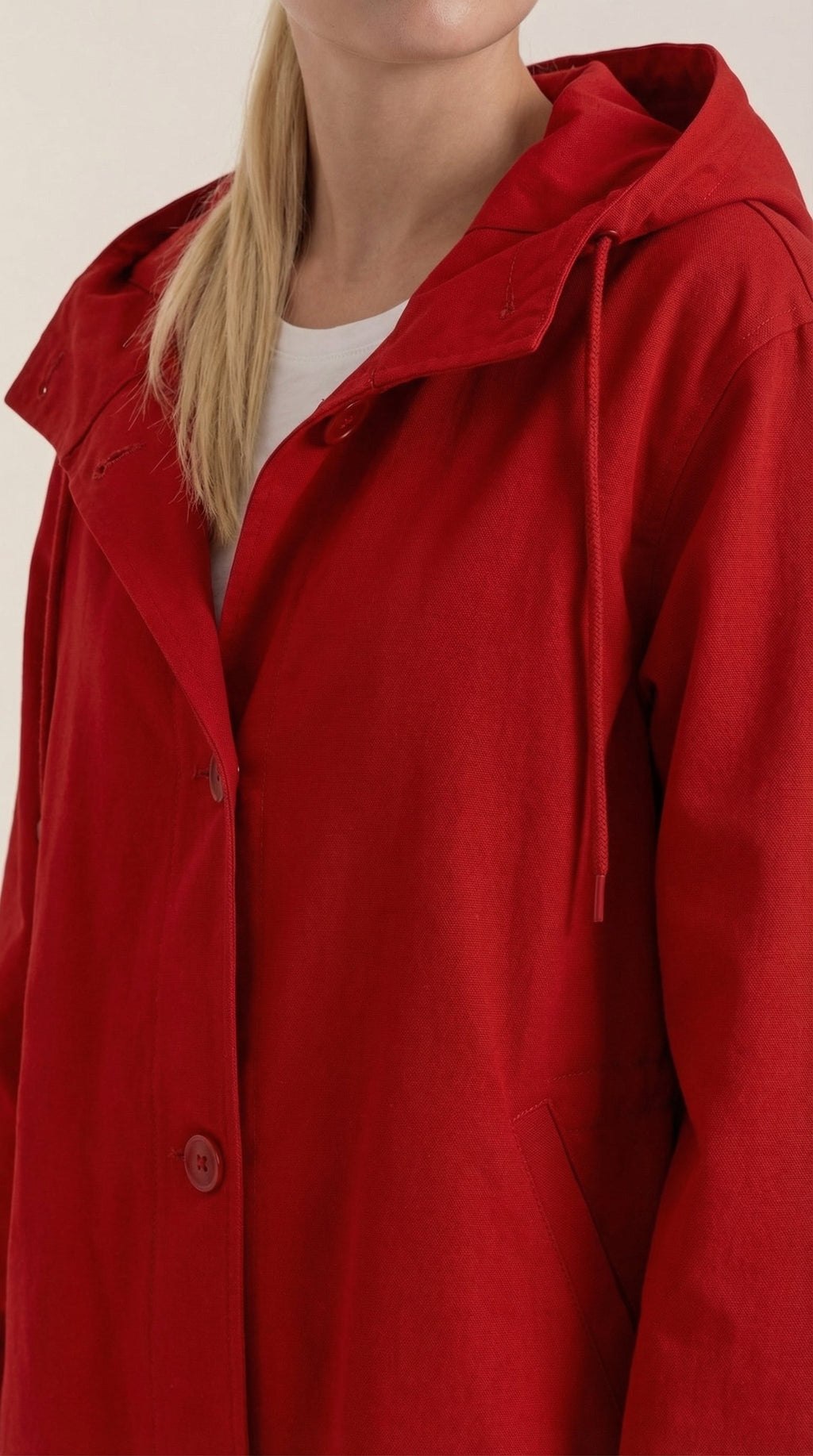 Chaqueta impermeable Margie con capucha