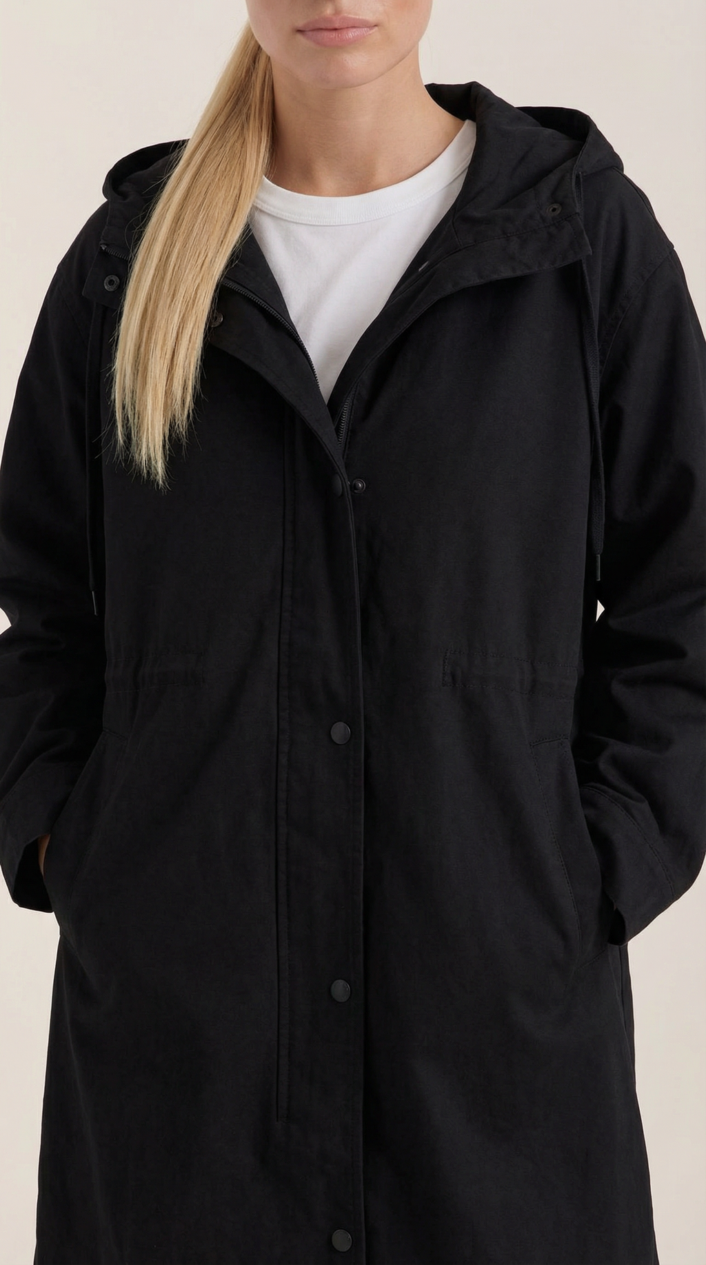 Chaqueta impermeable Margie con capucha
