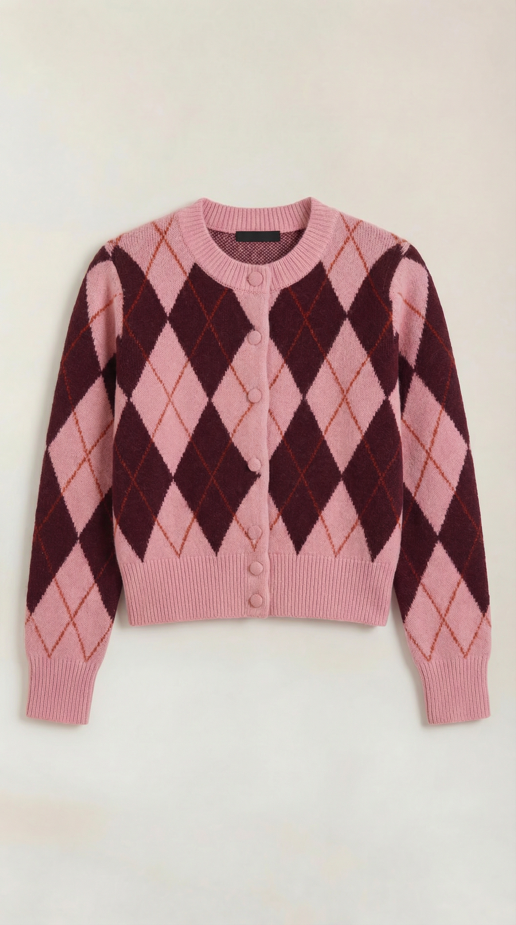 Largo Cardigan de Punto Melody con Mangas Largas