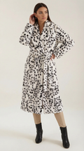 Morgana Lange Chaqueta de Cuero Sintético