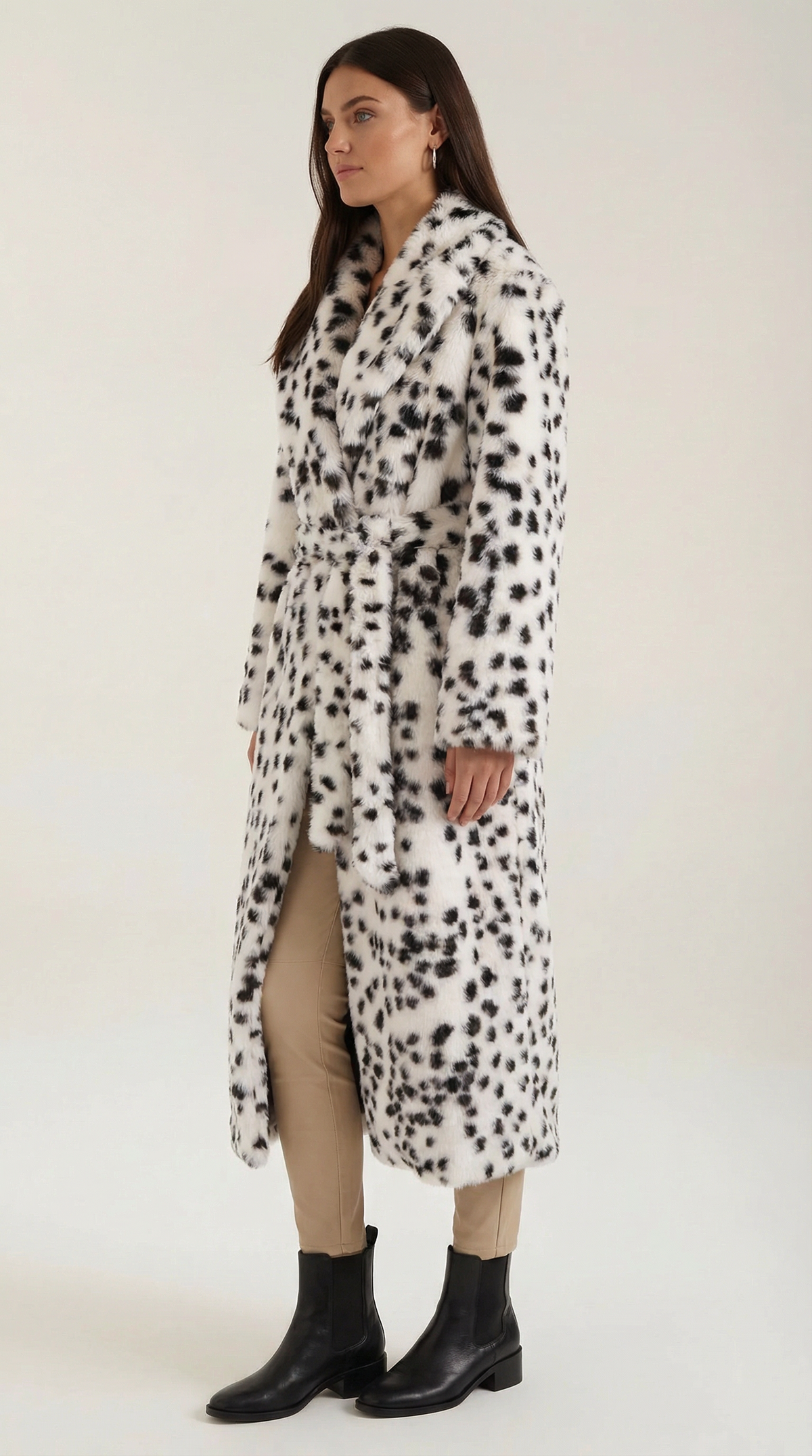 Morgana Lange Chaqueta de Cuero Sintético