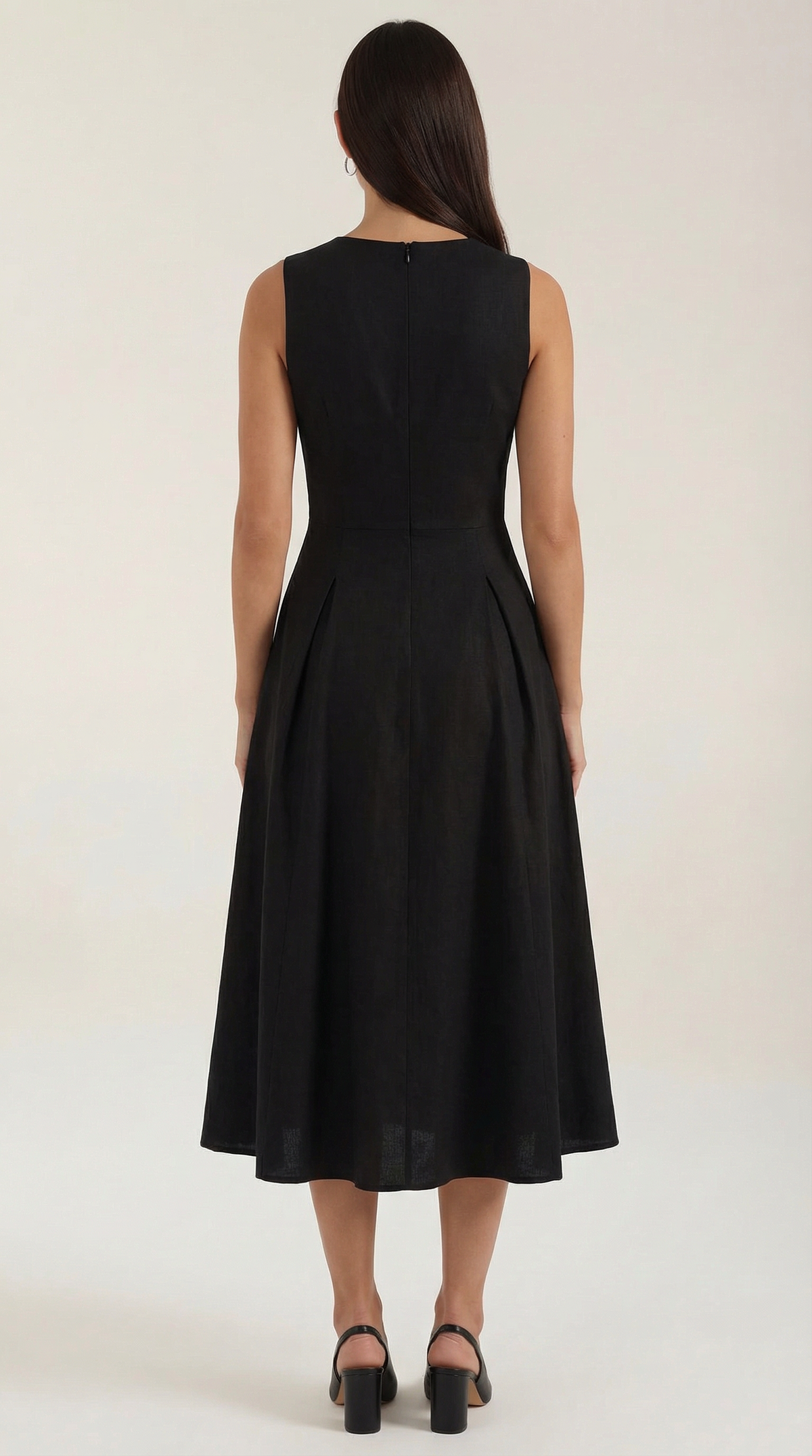 Vestido Midi Nancy con Detalles Cut-out