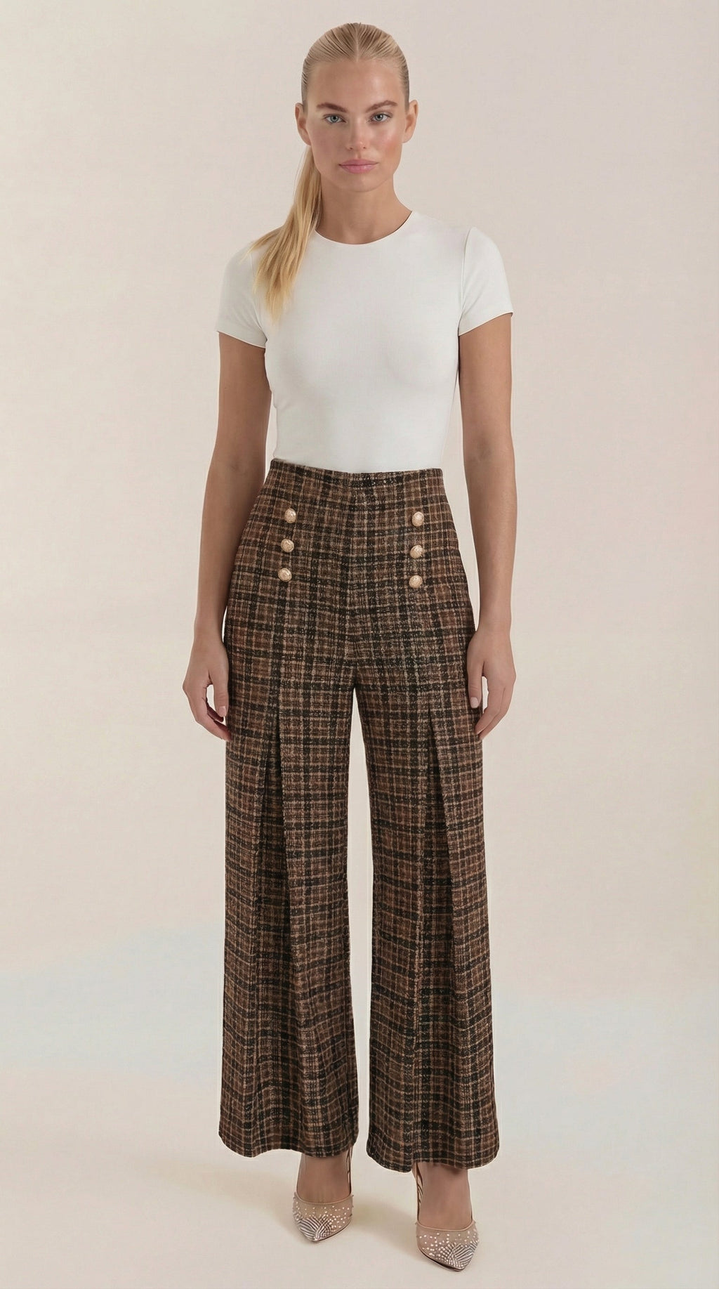 Pantalones de cuadros Naomi