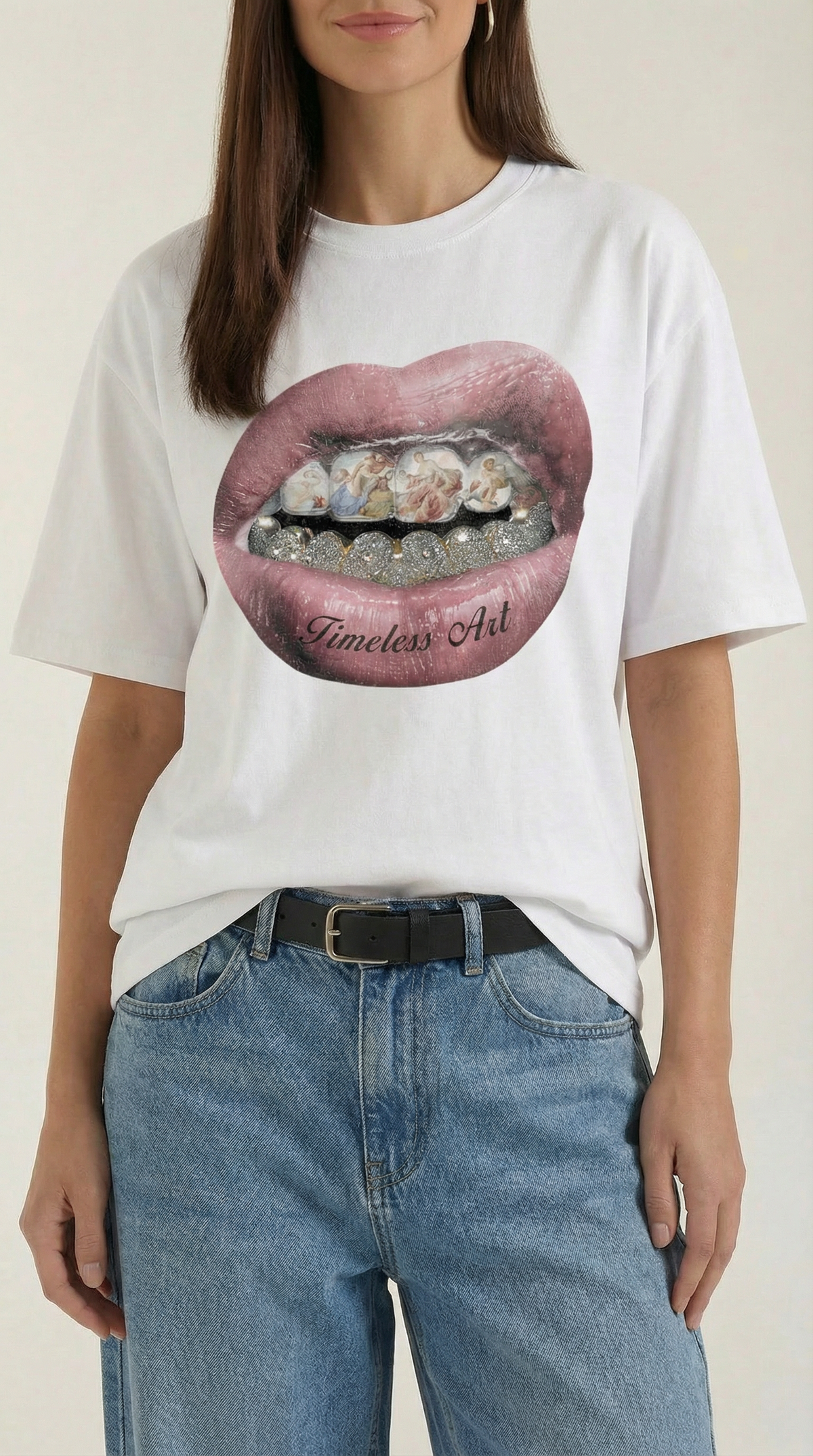 Camiseta Oversize 'Natalia' con Diseño Gráfico