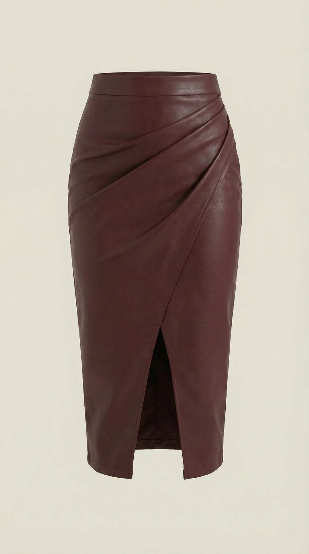 Falda midi drapeada Natalie