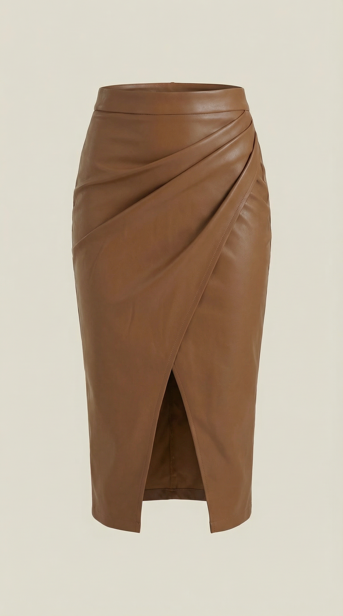 Falda midi drapeada Natalie