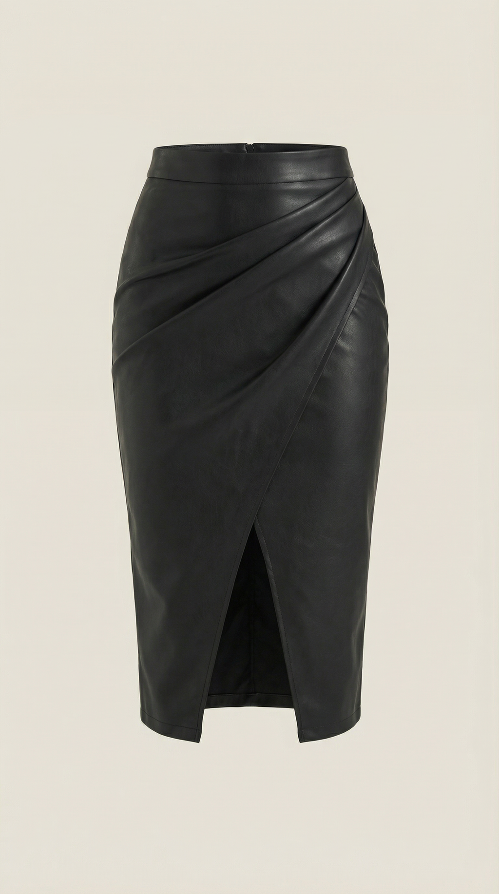 Falda midi drapeada Natalie
