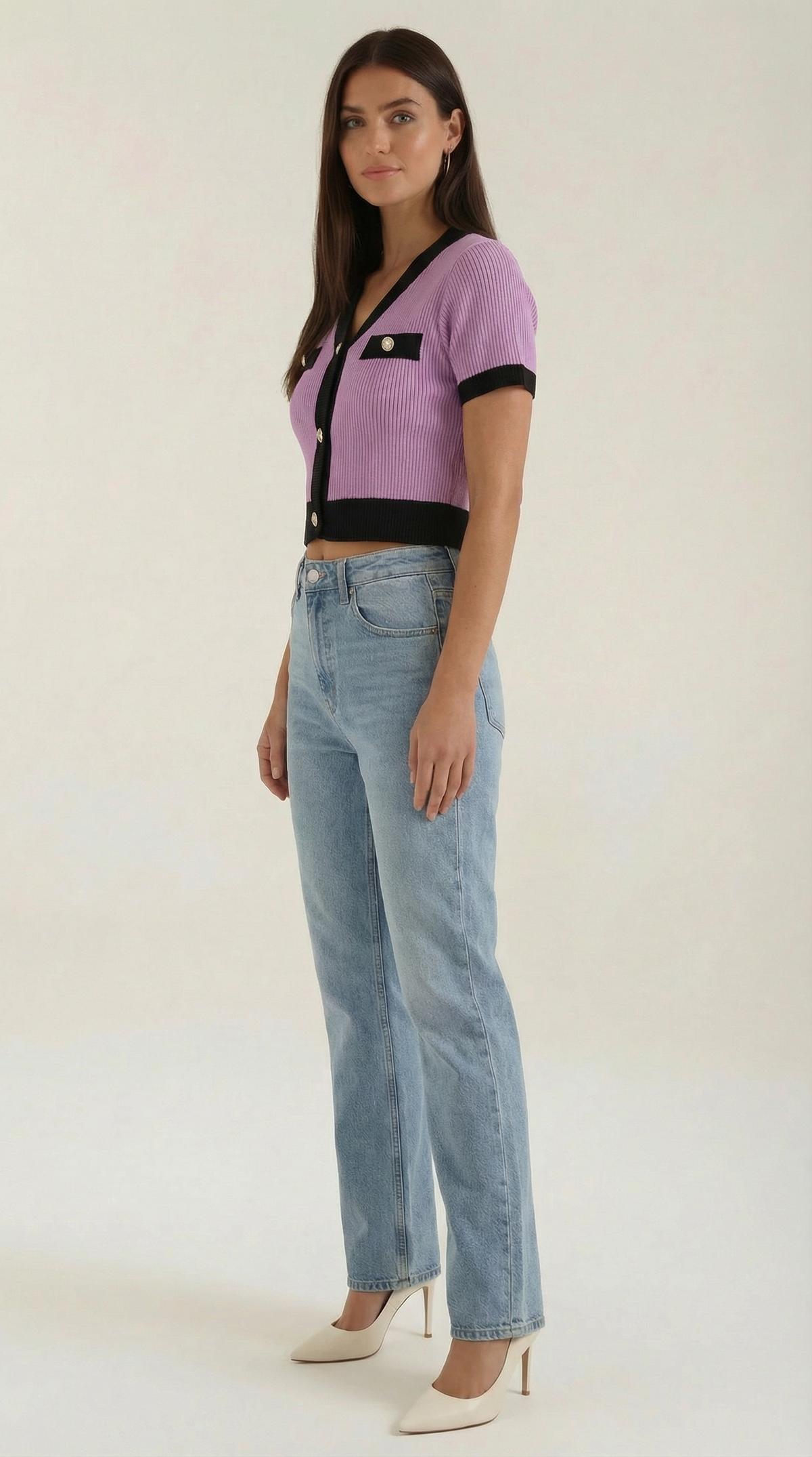 Nerina Camiseta de Manga Corta