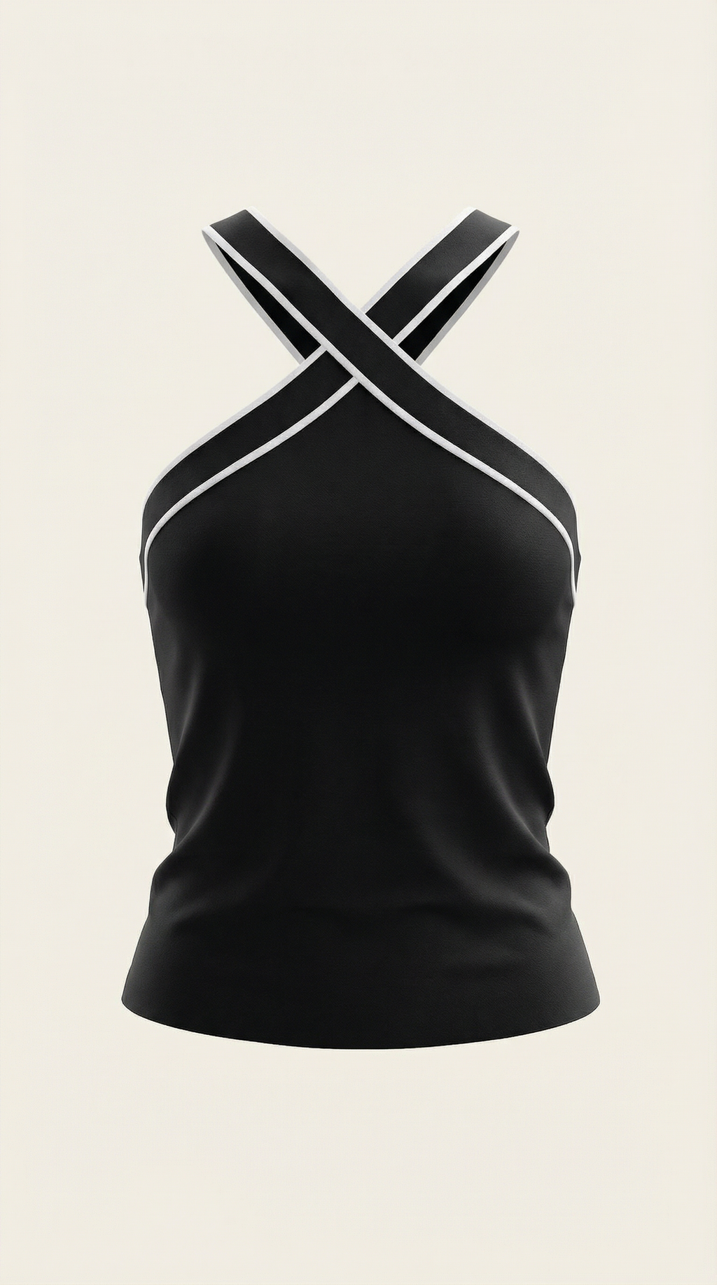 Top Halter Nia con Diseño entrelazado