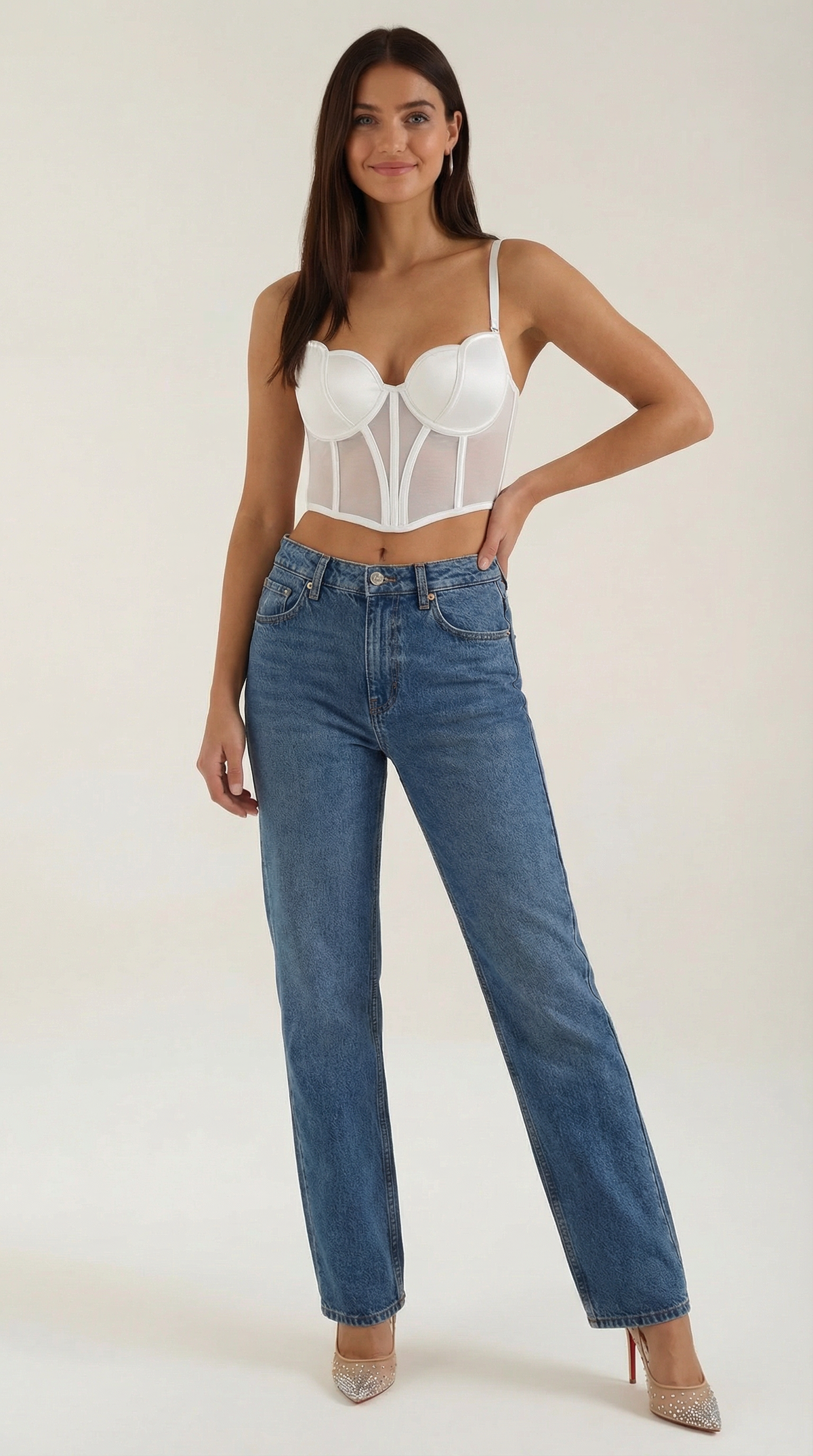 Penélope Corset Crop Top