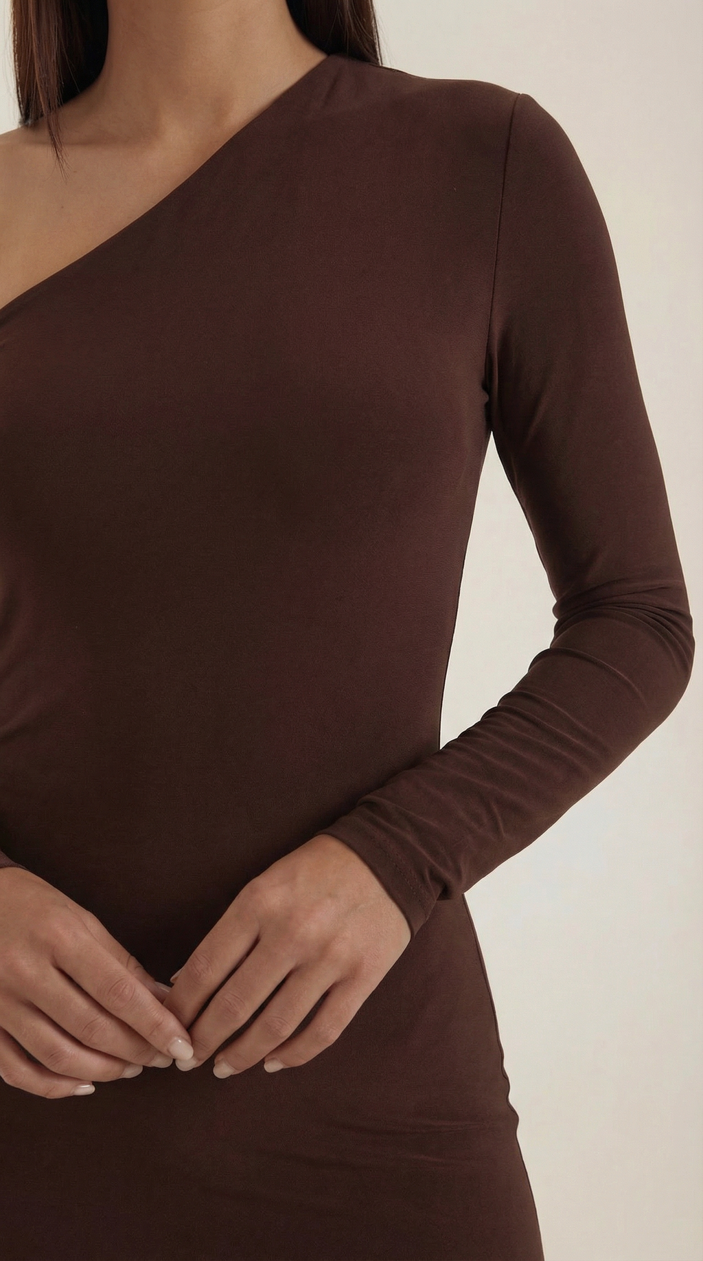 Roberta Langarm-Bodycon-Maxivestido