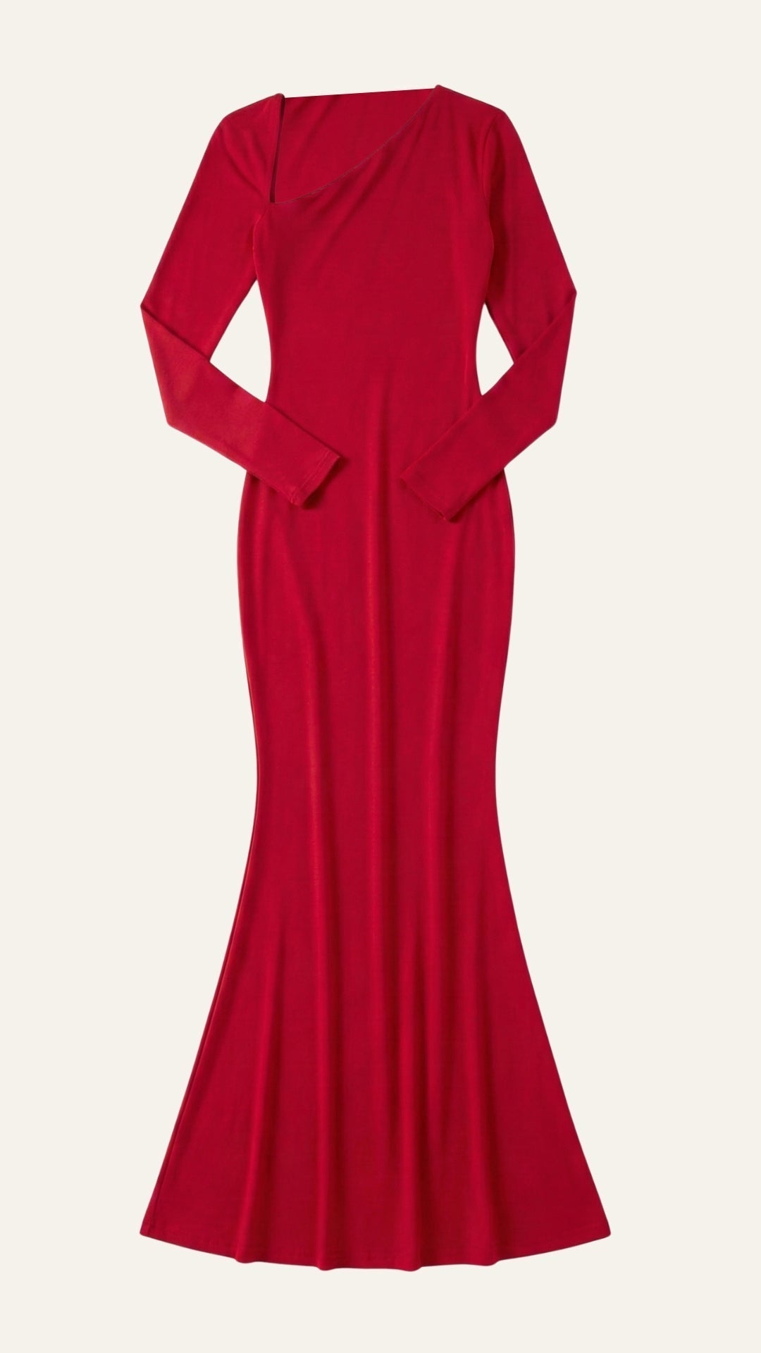Roberta Langarm-Bodycon-Maxivestido