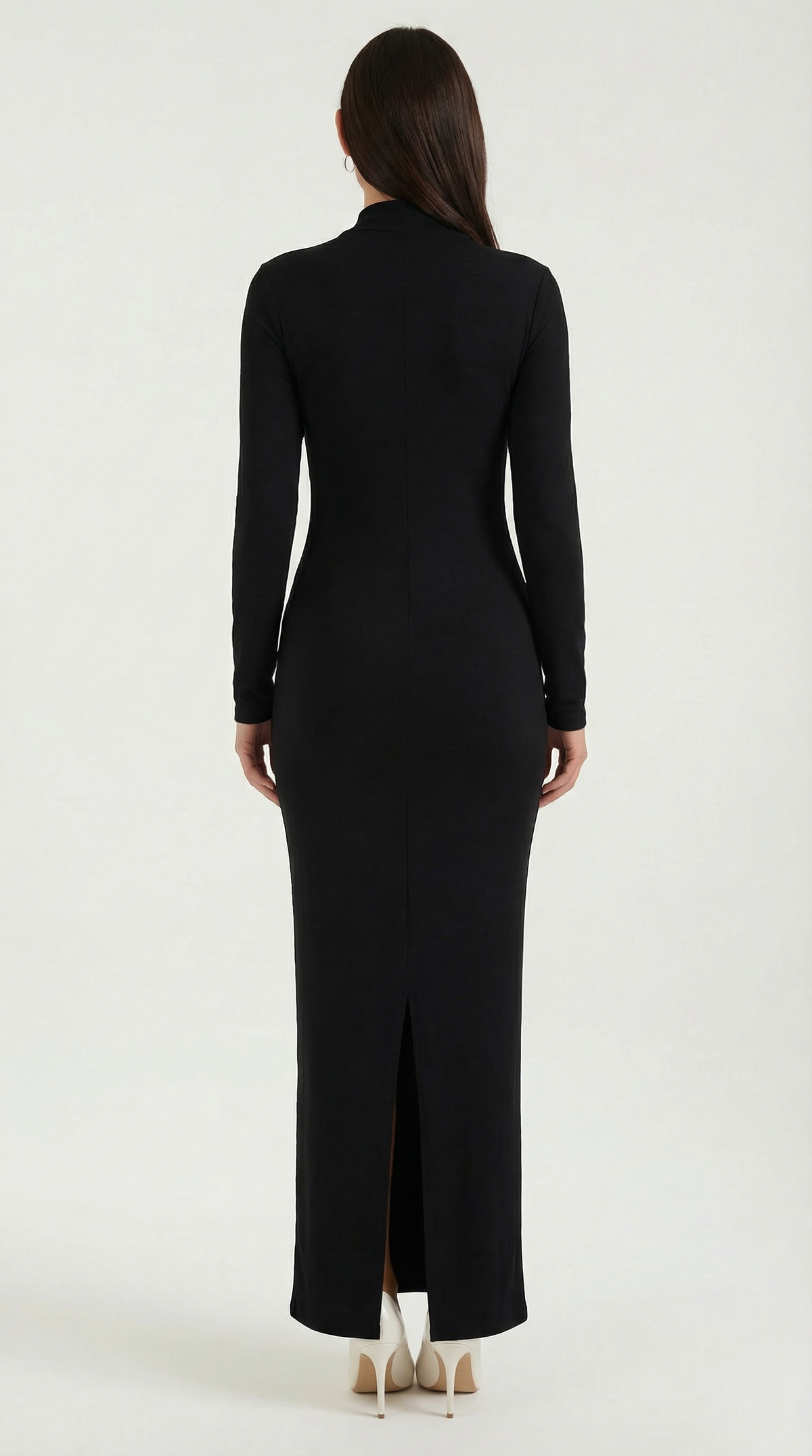 Roberta Langarm-Bodycon-Maxivestido