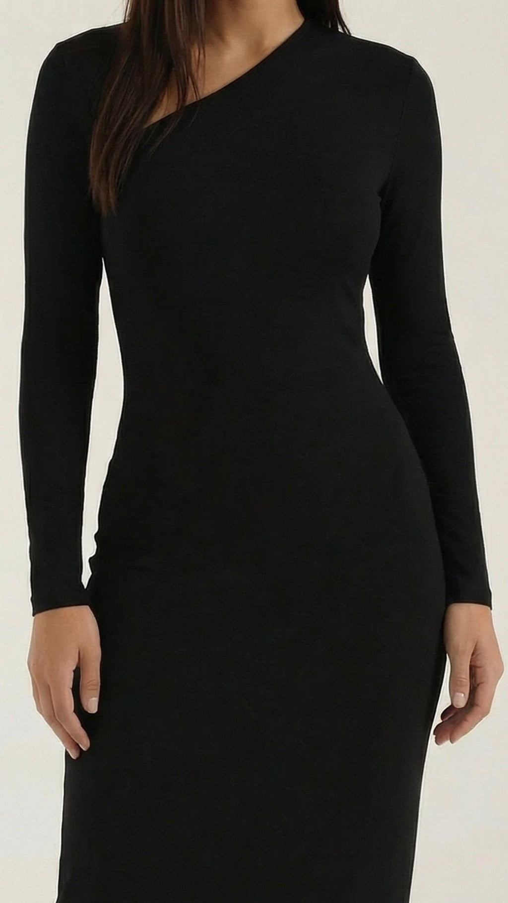 Roberta Langarm-Bodycon-Maxivestido