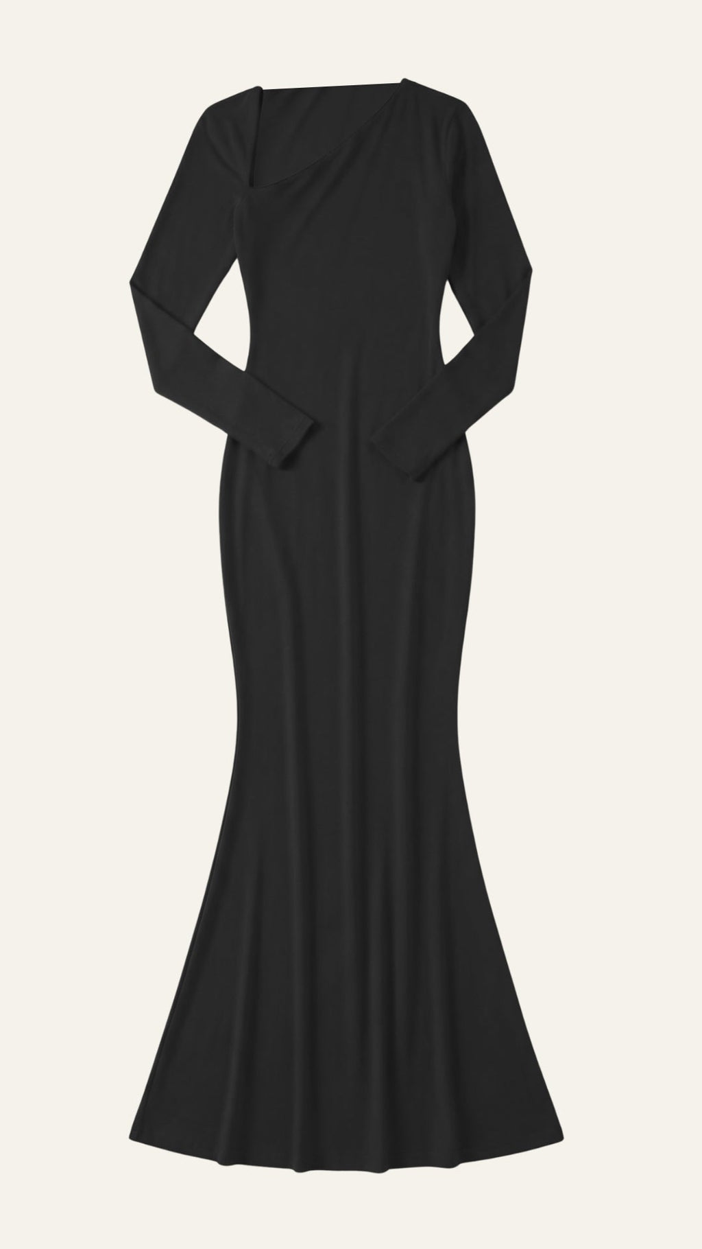 Roberta Langarm-Bodycon-Maxivestido
