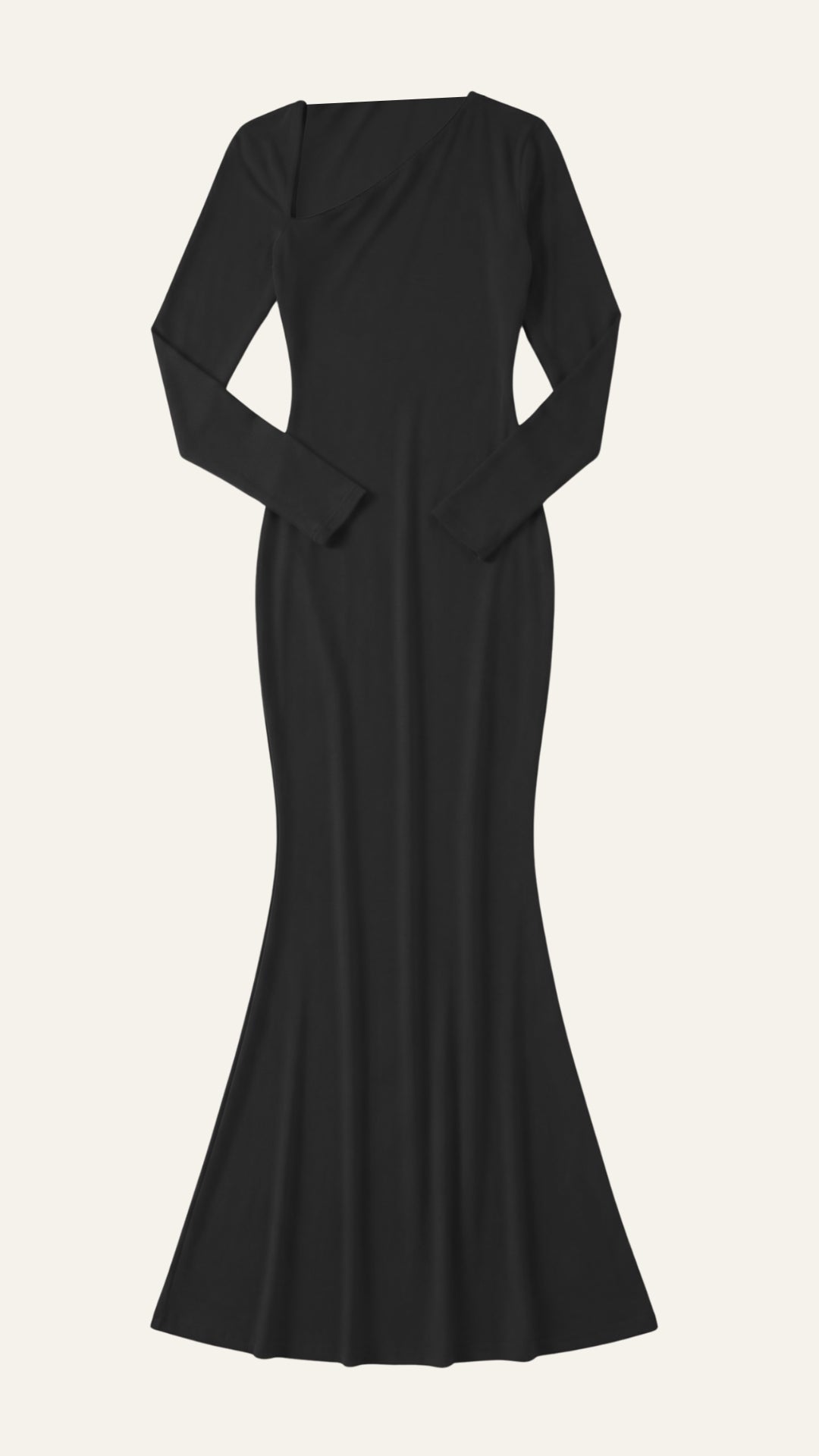 Roberta Langarm-Bodycon-Maxivestido
