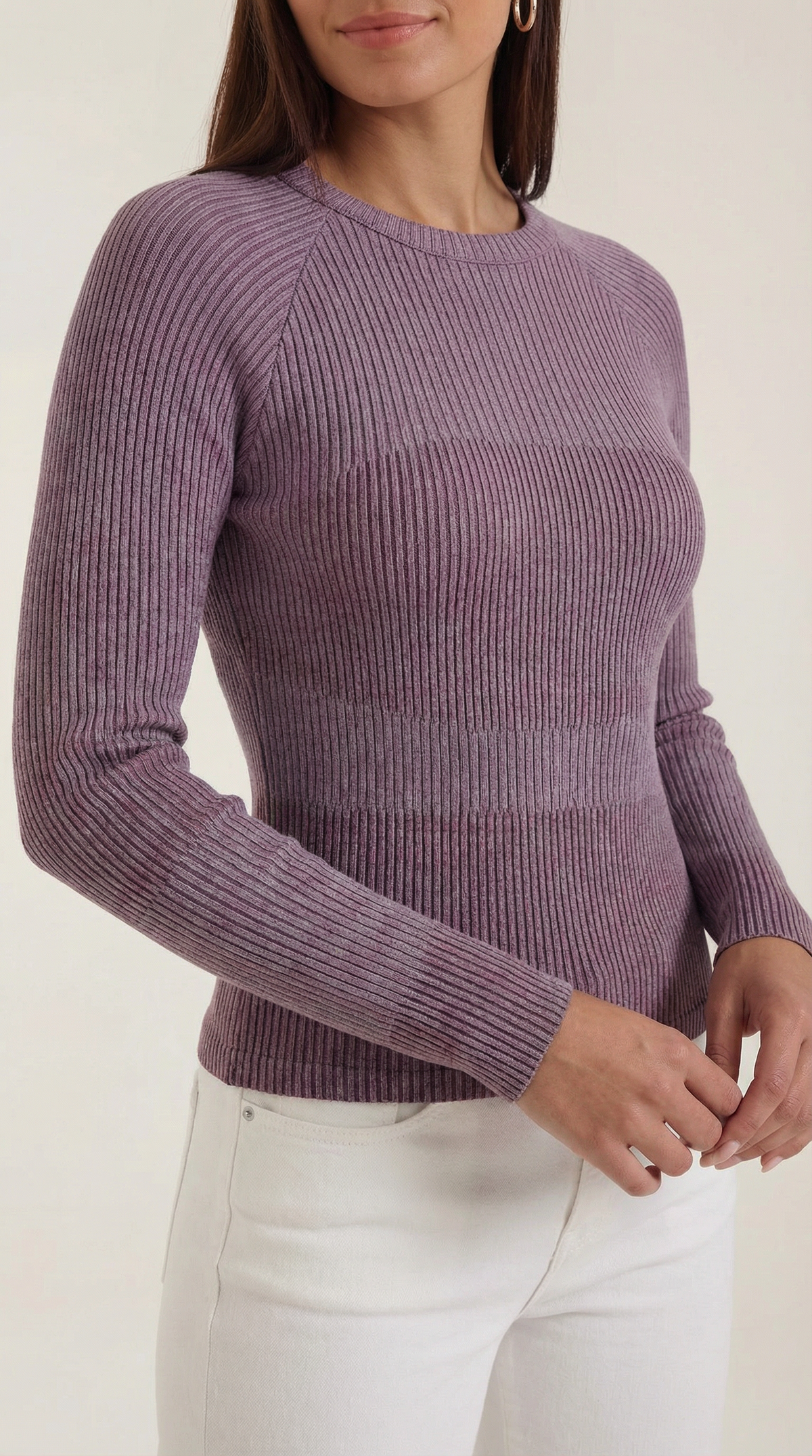 Blusa de Manga Larga Rizada Samantha