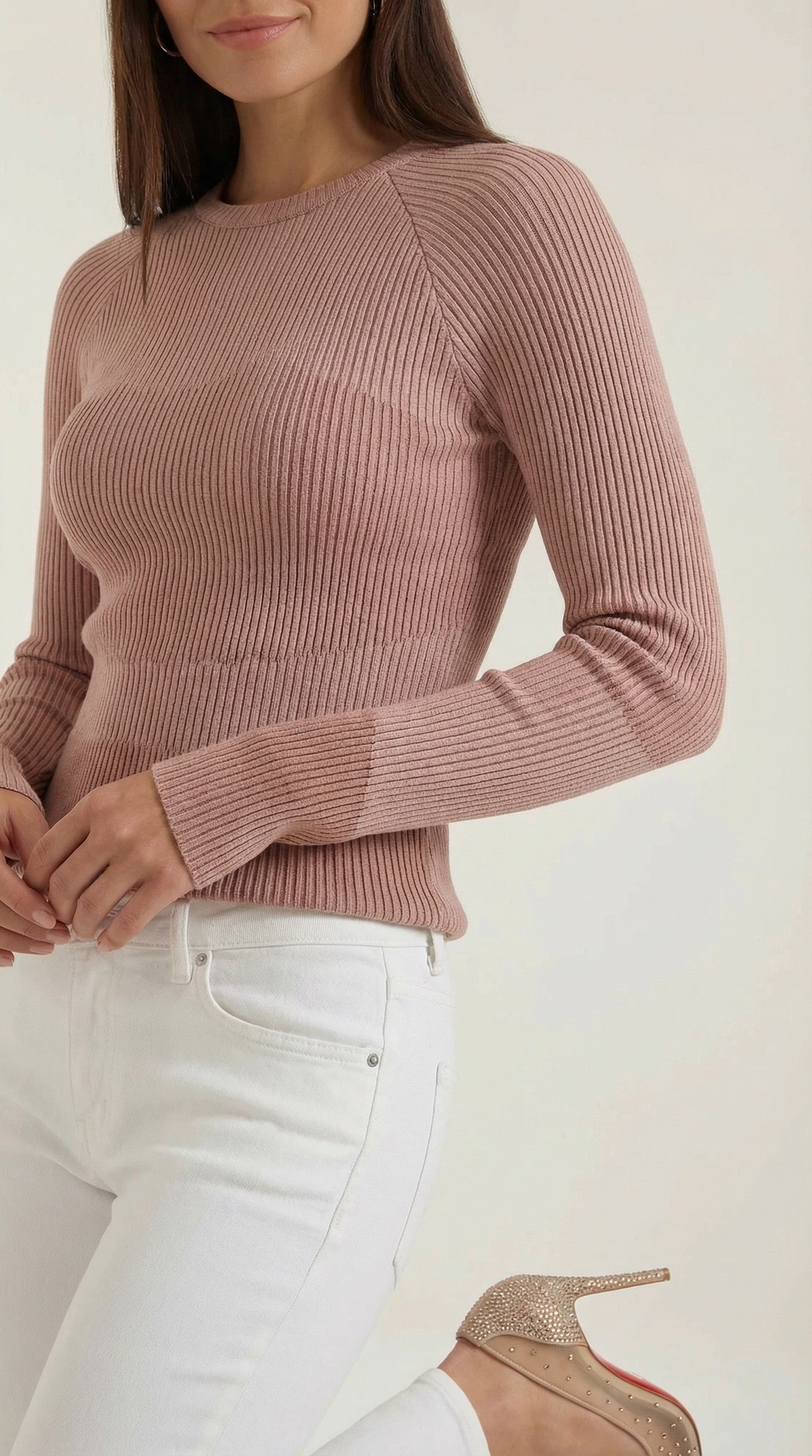 Blusa de Manga Larga Rizada Samantha