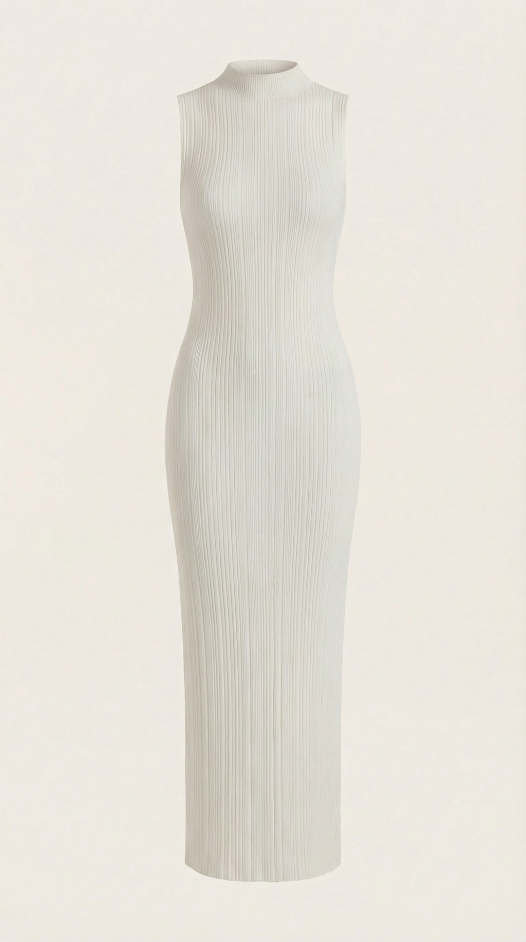 Vestido midi ajustado de cuello alto Sonia