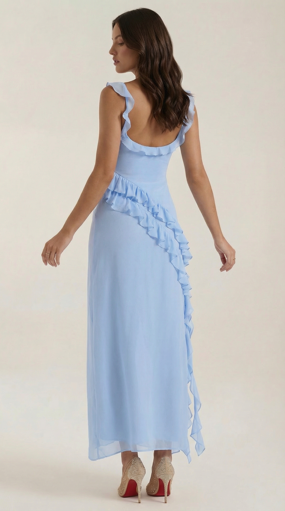 Maxi Vestido con Volantes Susan