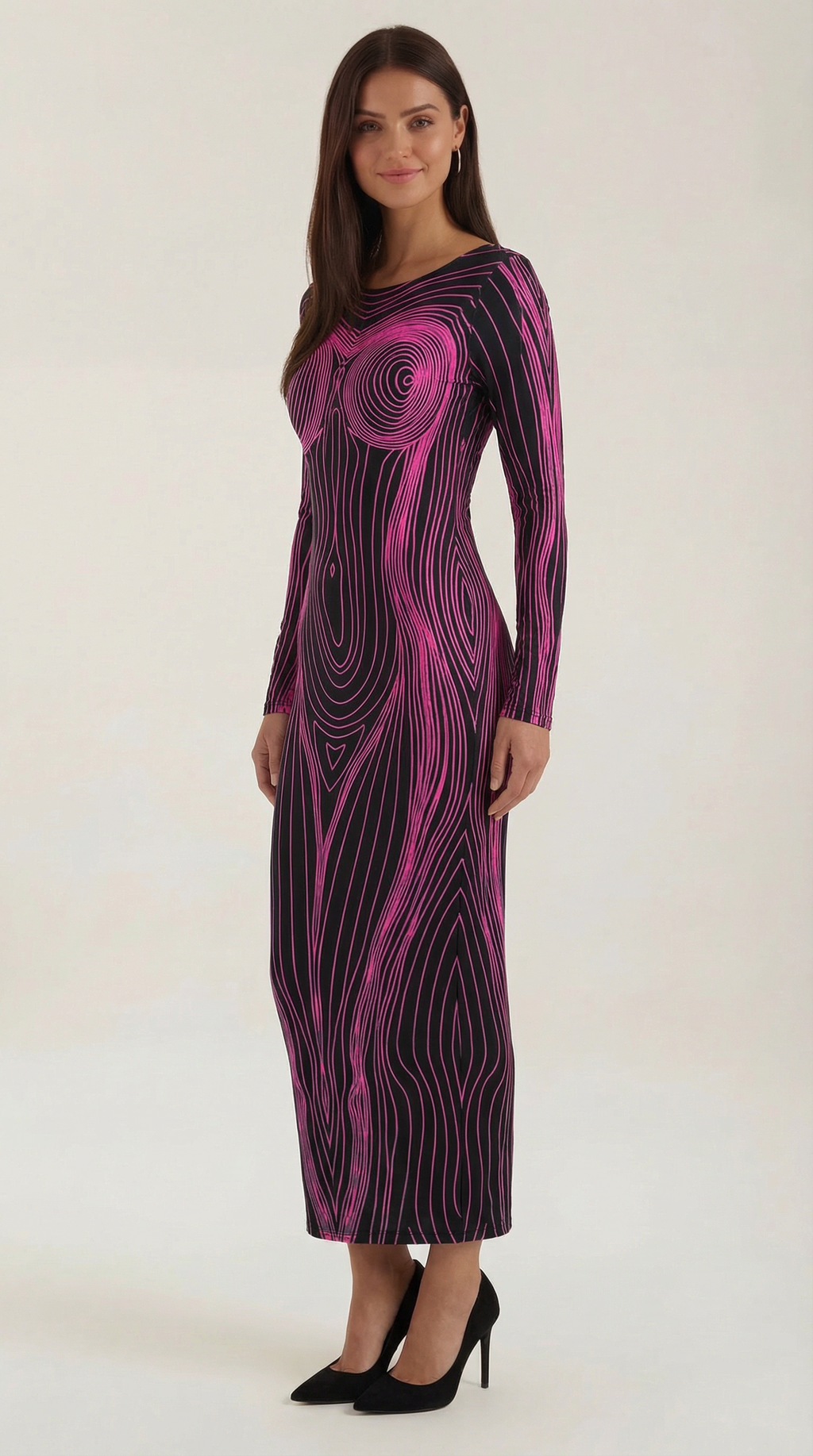Xiomara Vestido Largo Ajustado
