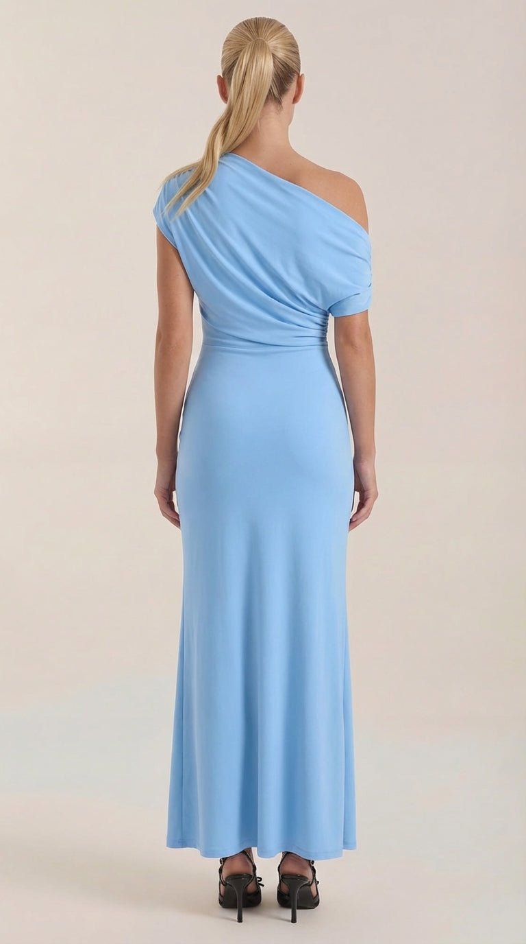 Candice Vestido Maxi de Un Solo Hombro